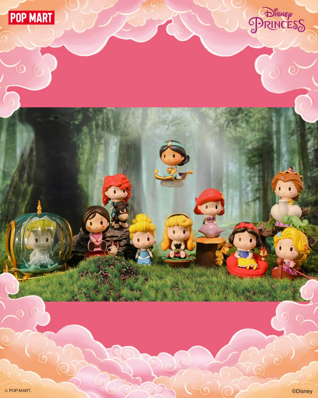 POP MART Disney Princess Exclusive Car Series