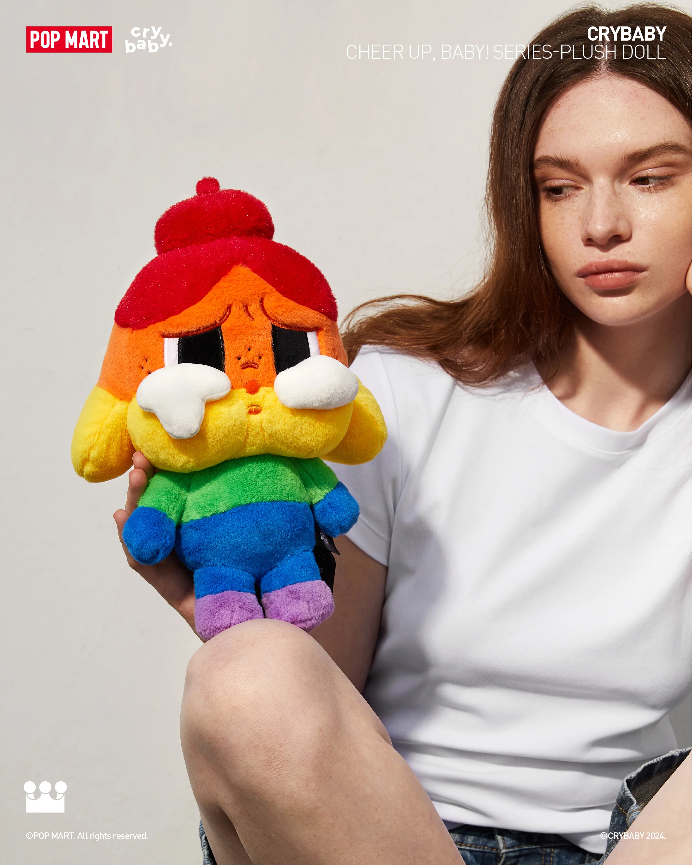 POP MART CRYBABY CHEER UP, BABY! SERIES-Plush Doll