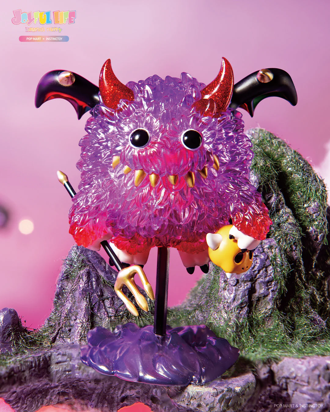 POP MART INSTINCTOY Monster Fluffy Joyful Life Series