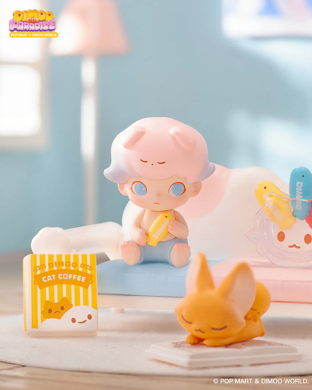 POP MART Dimoo Cat Paradise Series Prop