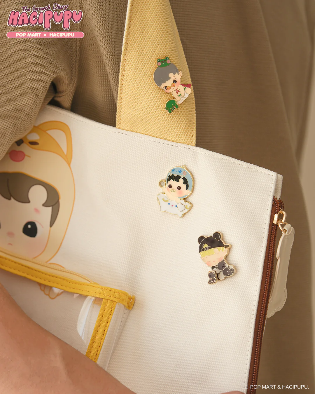 POP MART Hacipupu The Growth Diary Series - Badge Blind Boxes