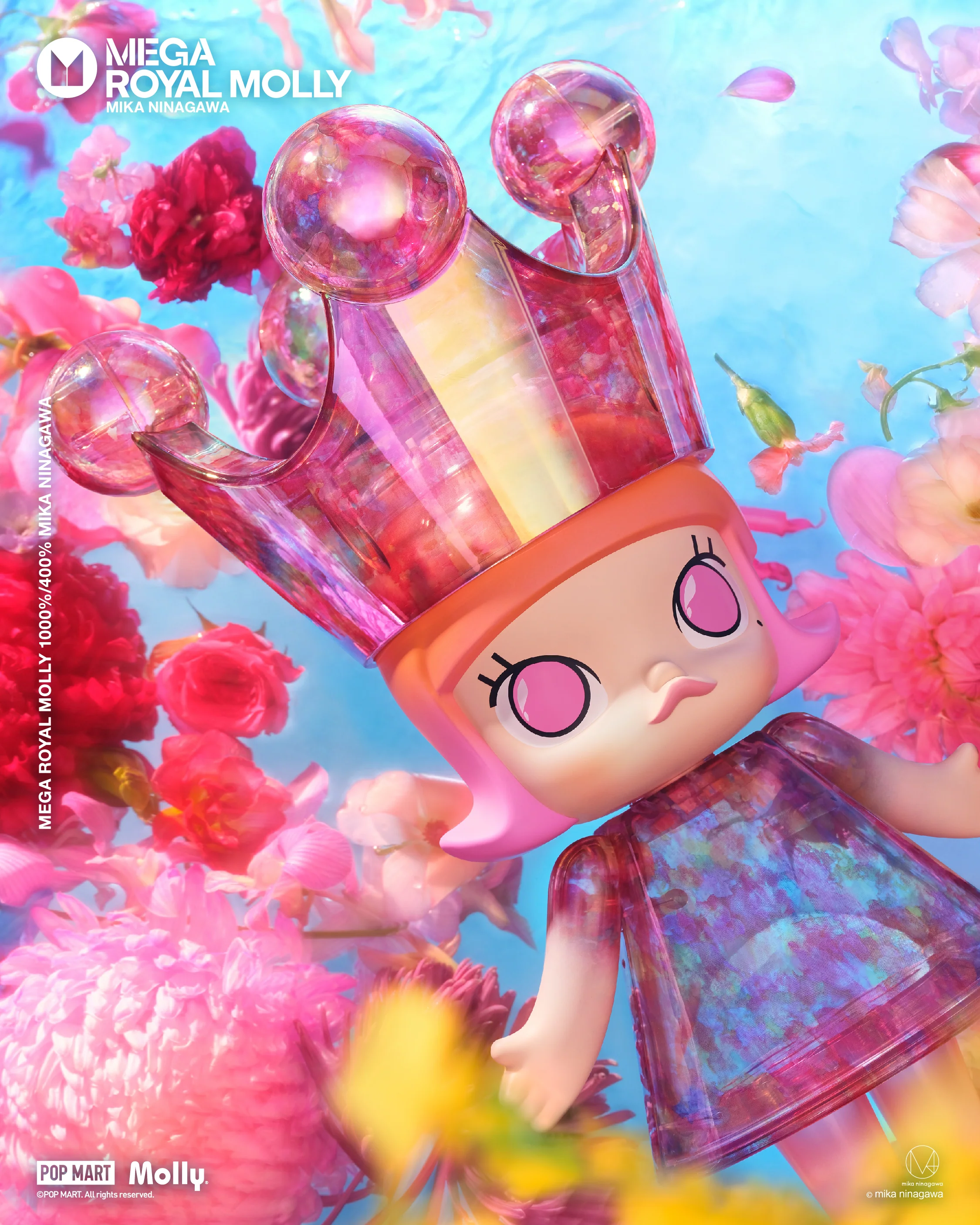 POP MART MEGA ROYAL MOLLY 400% MIKA NINAGAWA