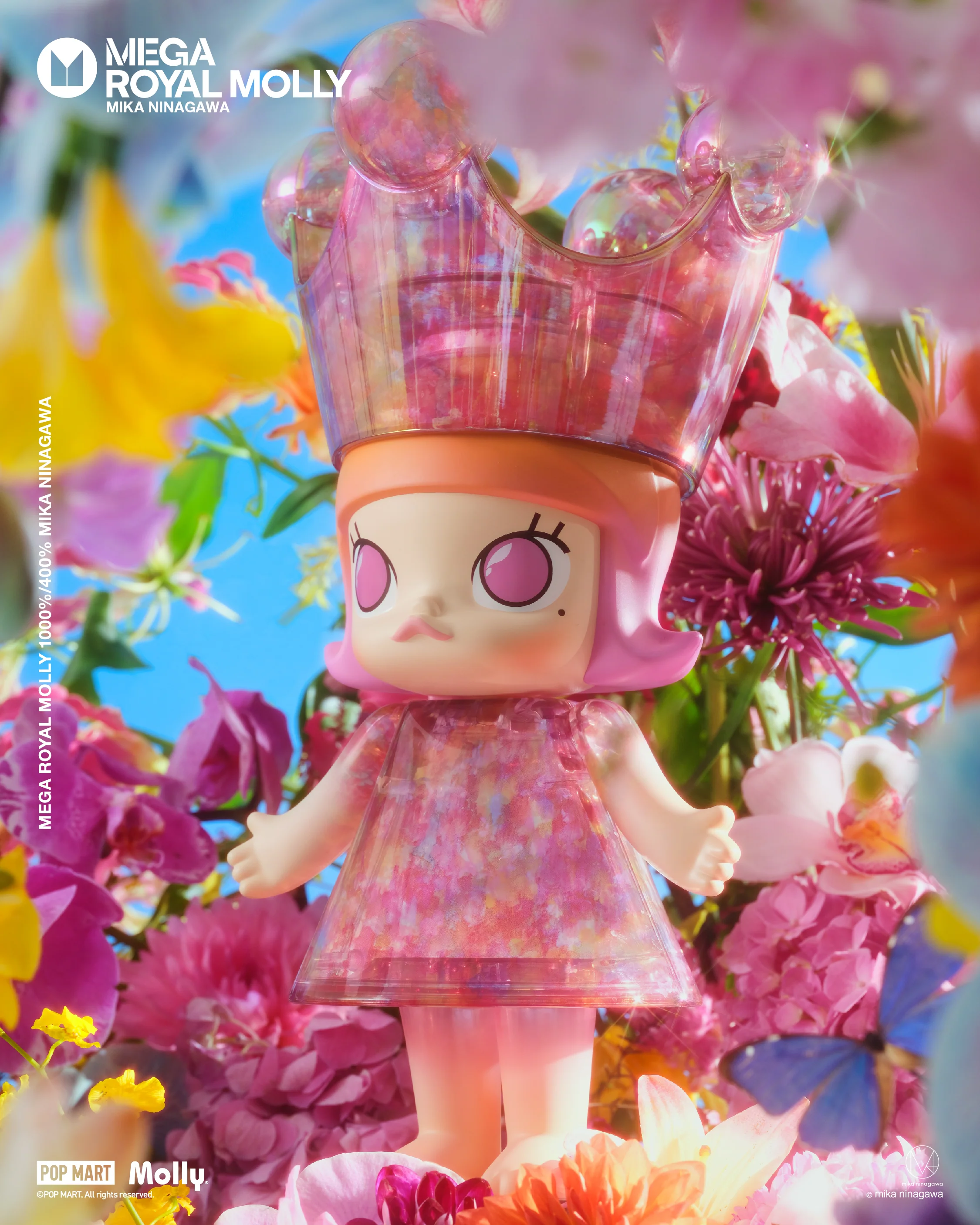 POP MART MEGA ROYAL MOLLY 400% MIKA NINAGAWA