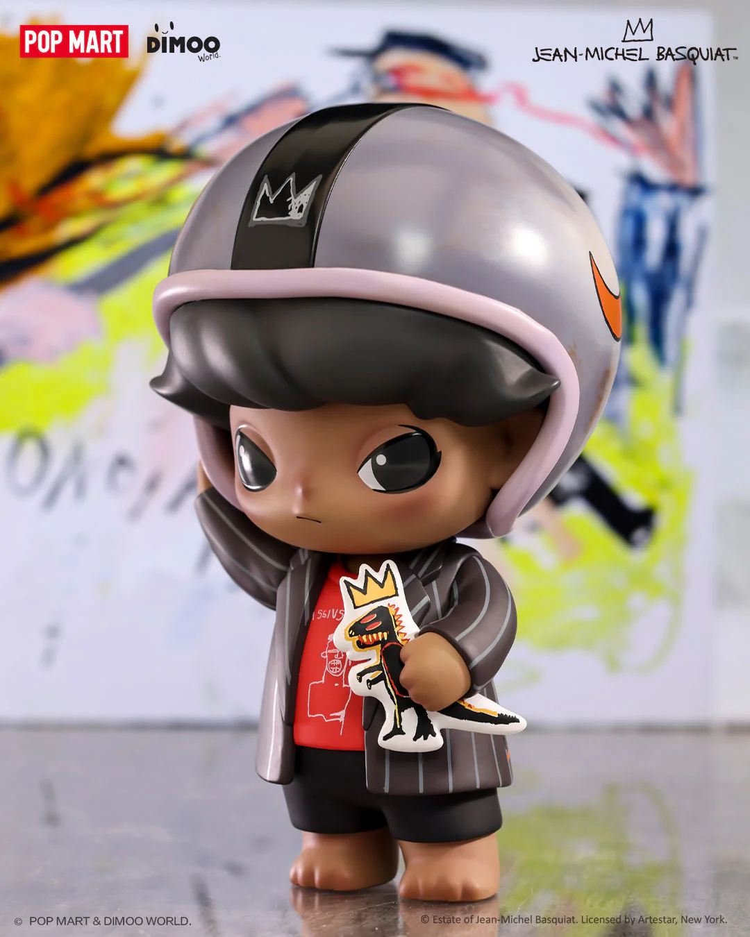 POP MART Dimoo x Jean-Michel Basquiat 001 Figurine