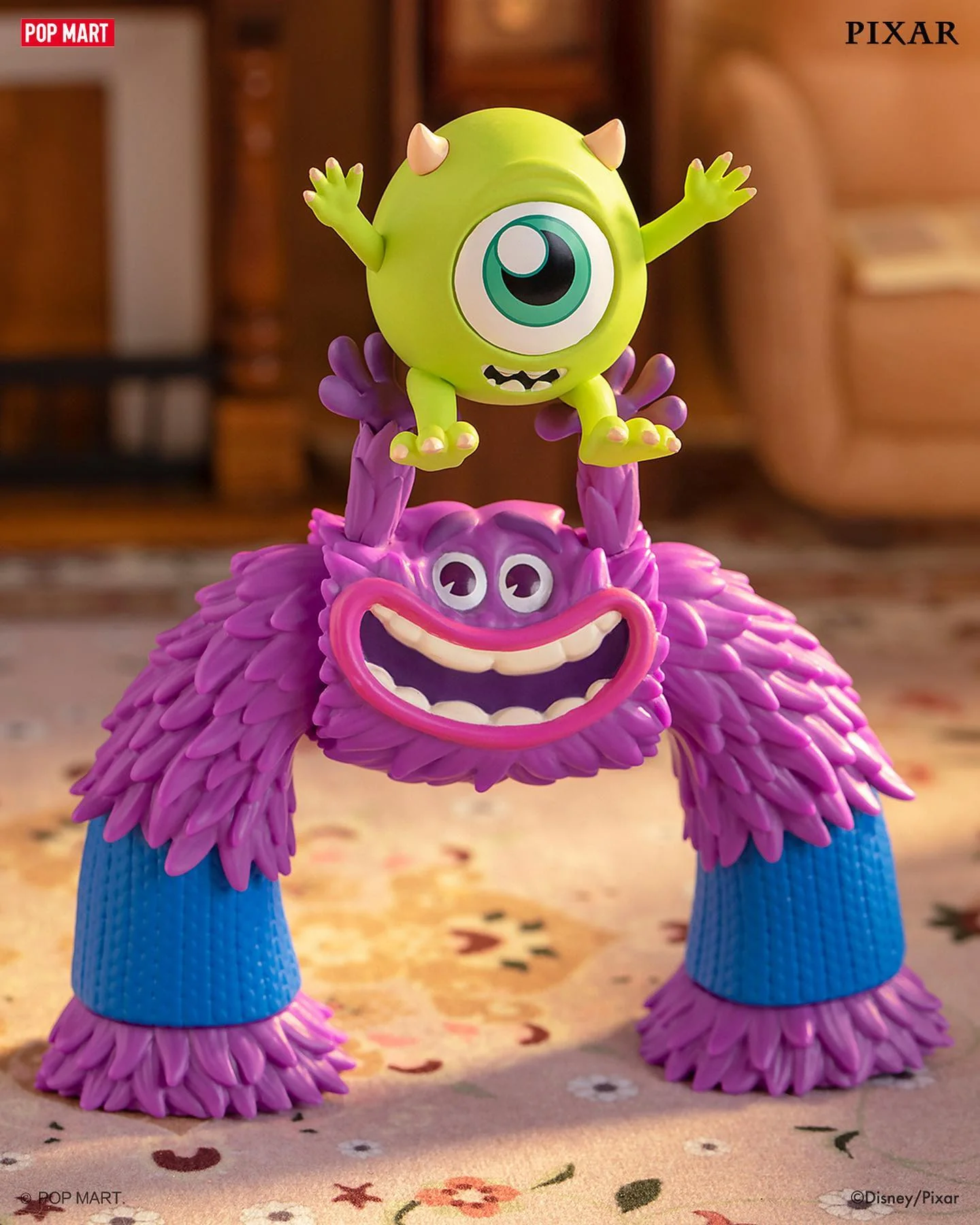 POP MART Disney Pixar Monsters University Oozma Kappa Fraternity Series