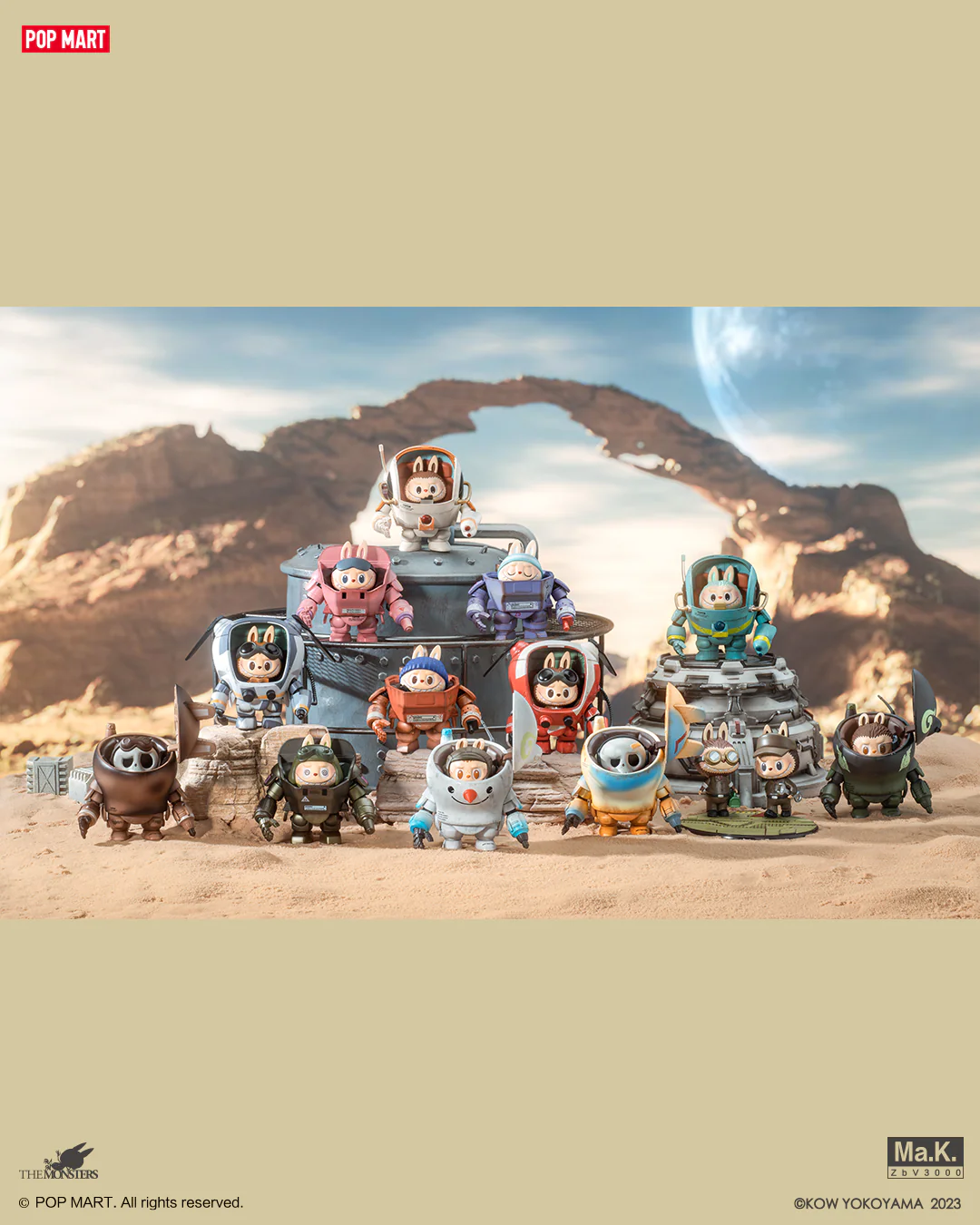 POP MART The Monsters x Kow Yokoyama Ma.K. Series