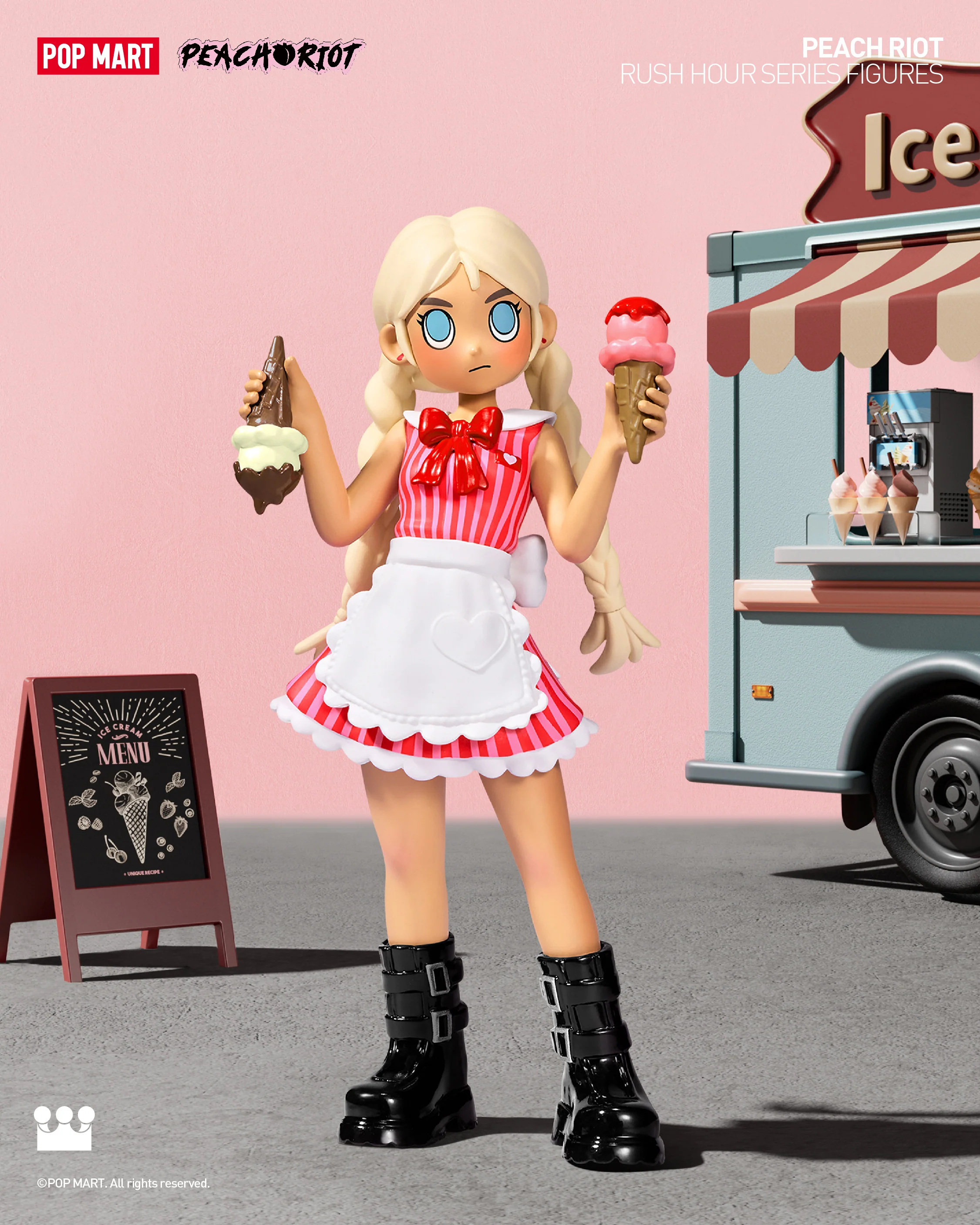 POP MART Peach Riot Rush Hour Series Figures