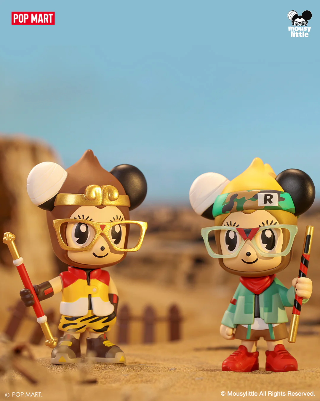 POP MART Mousy Little Fearless Journey Series