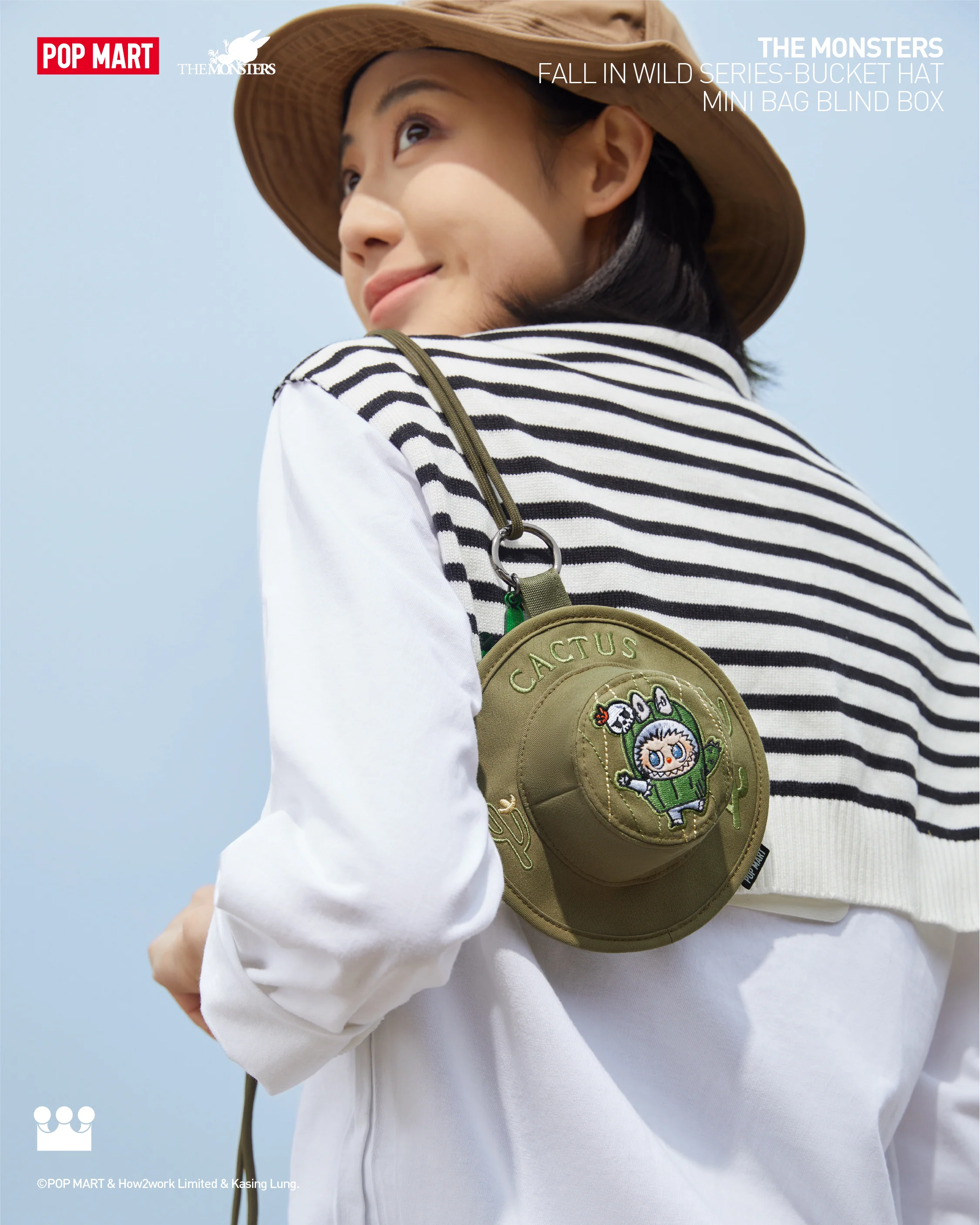 POP MART The Monsters Fall In Wild Series - Bucket Hat Mini Bag Blind Box