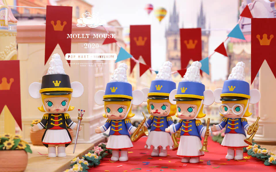 POP MART Molly Mouse Band 2020 Series Set