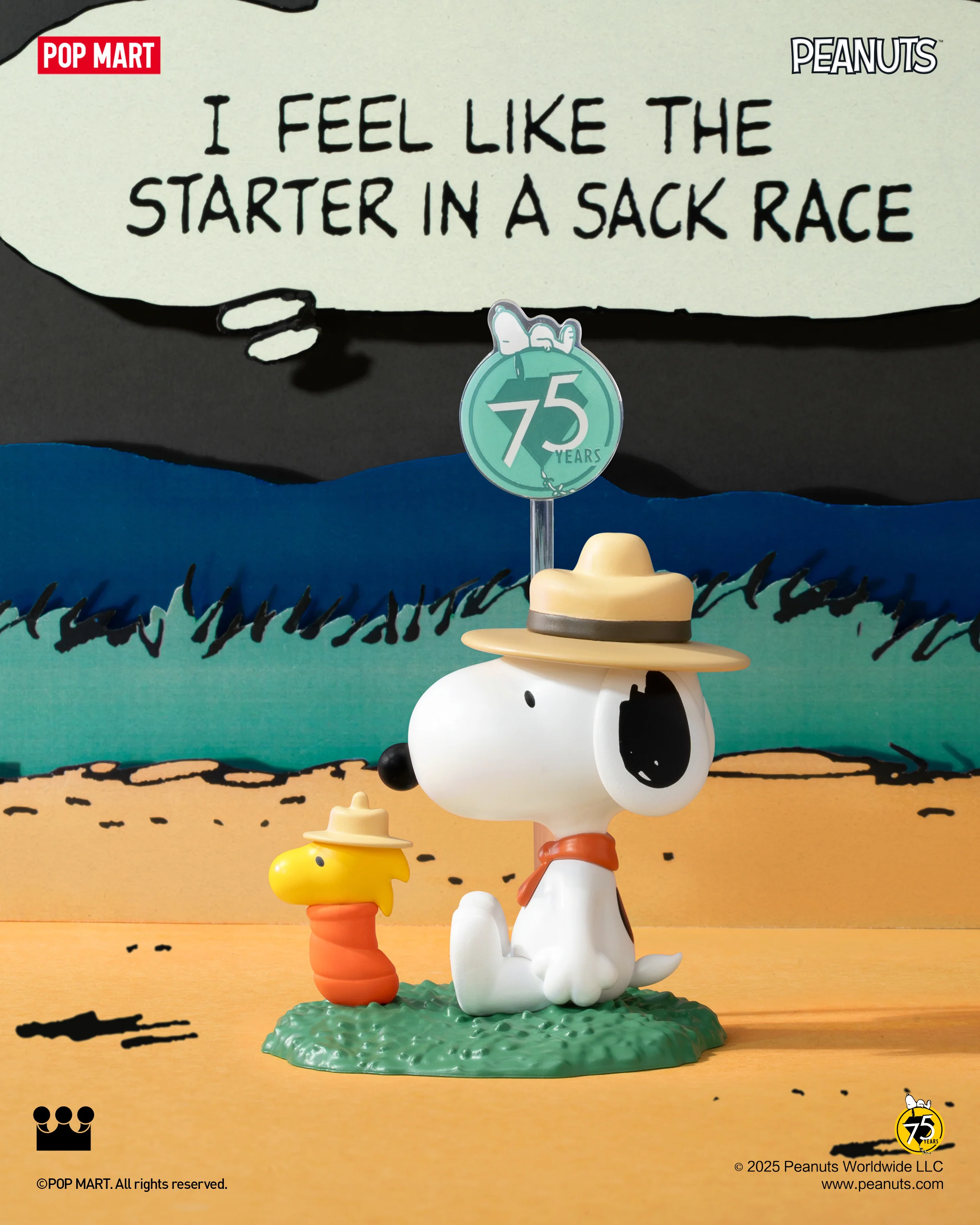 POP MART Peanuts 75th Anniversary | Snoopy Comic Life Series Figures