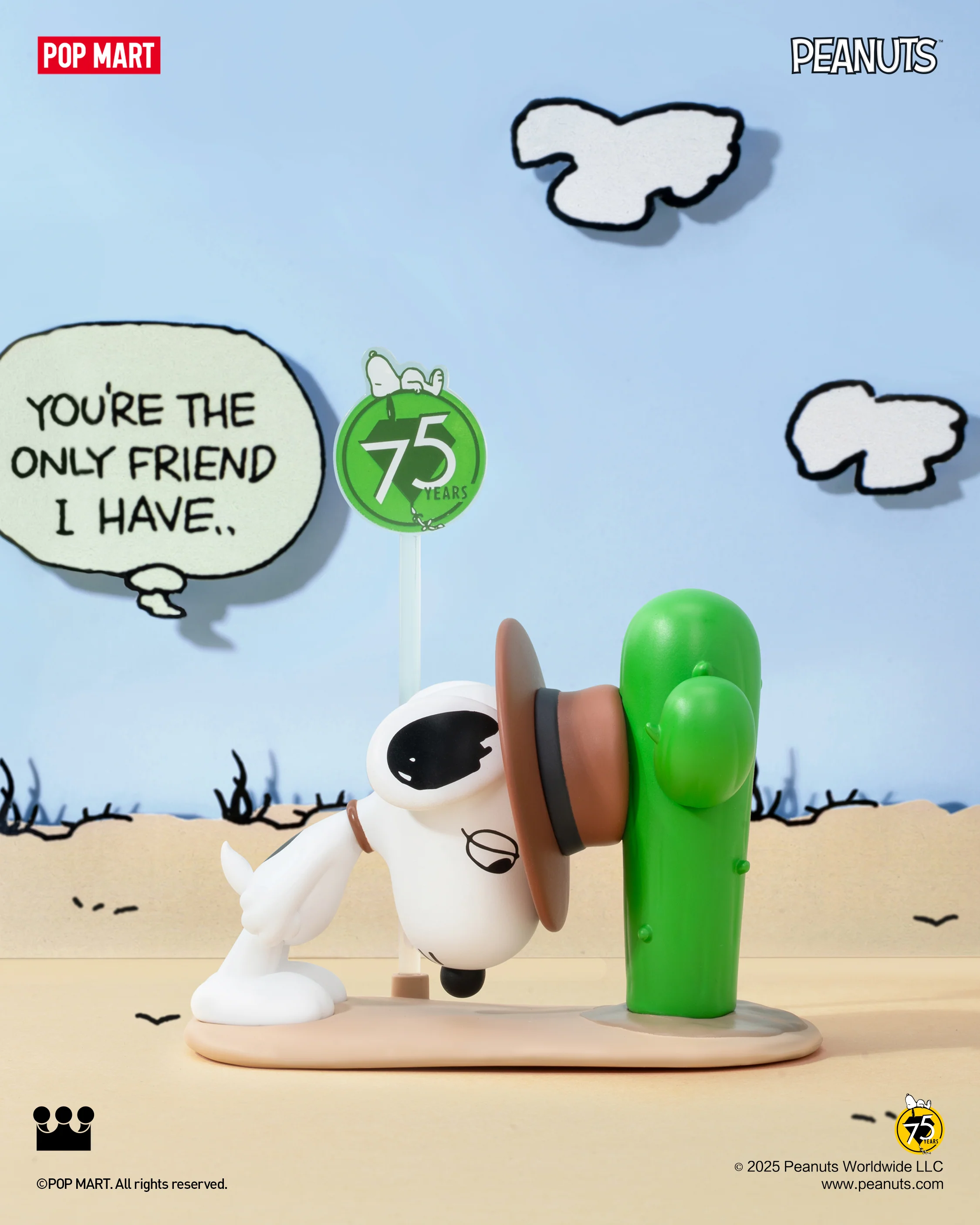 POP MART Peanuts 75th Anniversary | Snoopy Comic Life Series Figures