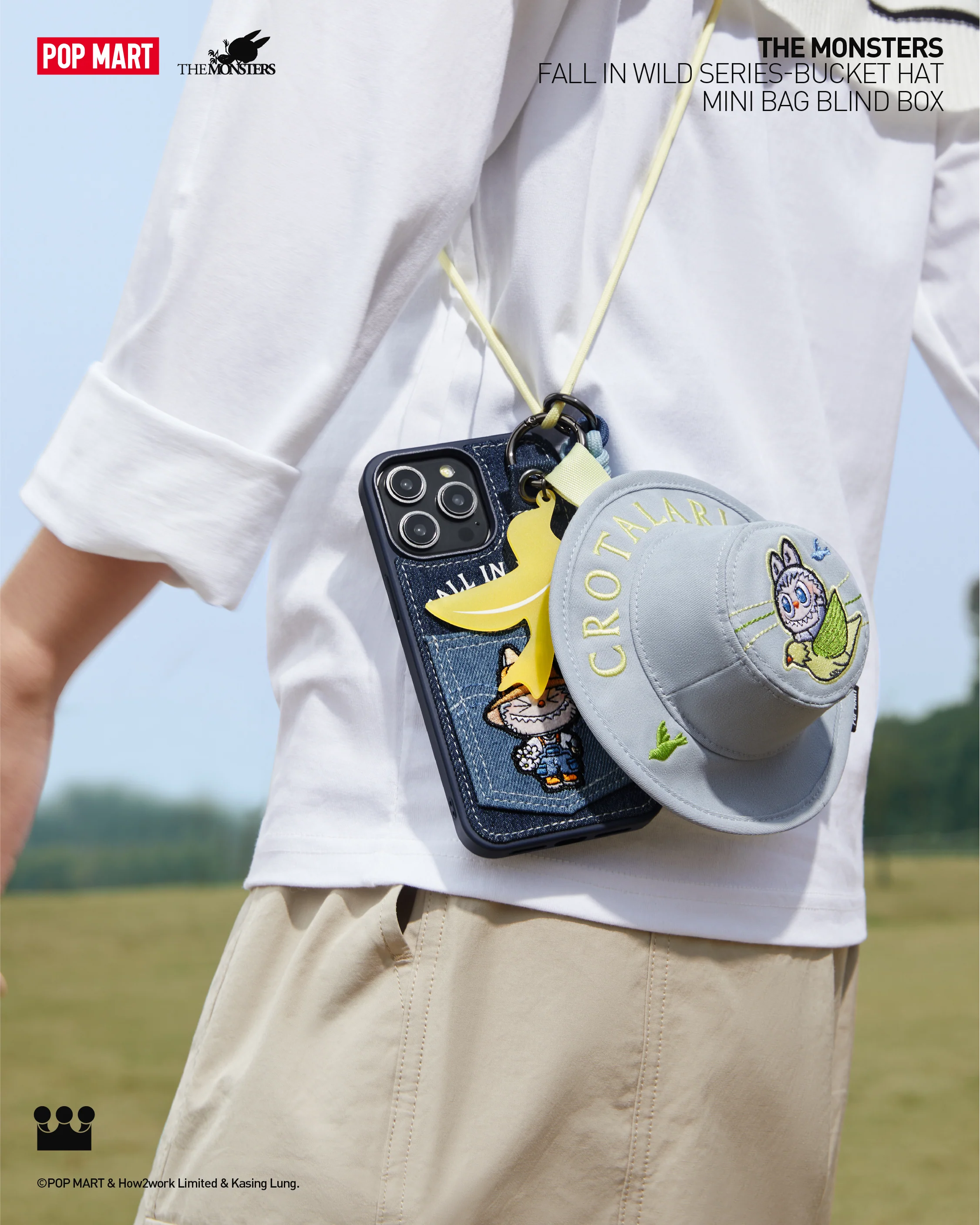 POP MART The Monsters Fall In Wild Series - Bucket Hat Mini Bag Blind Box