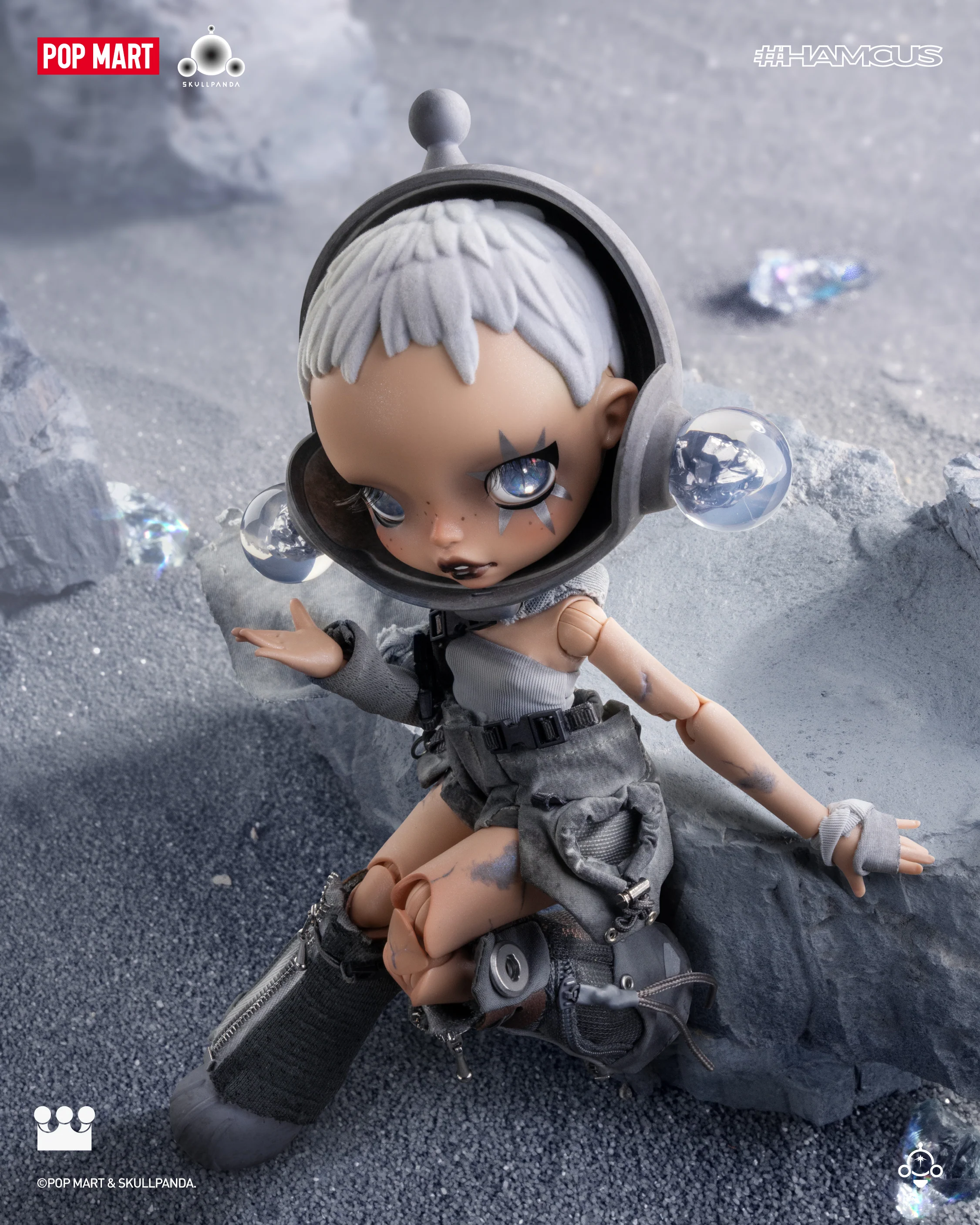 POP MART SKULLPANDA × HAMCUS 1/6 Action Figure