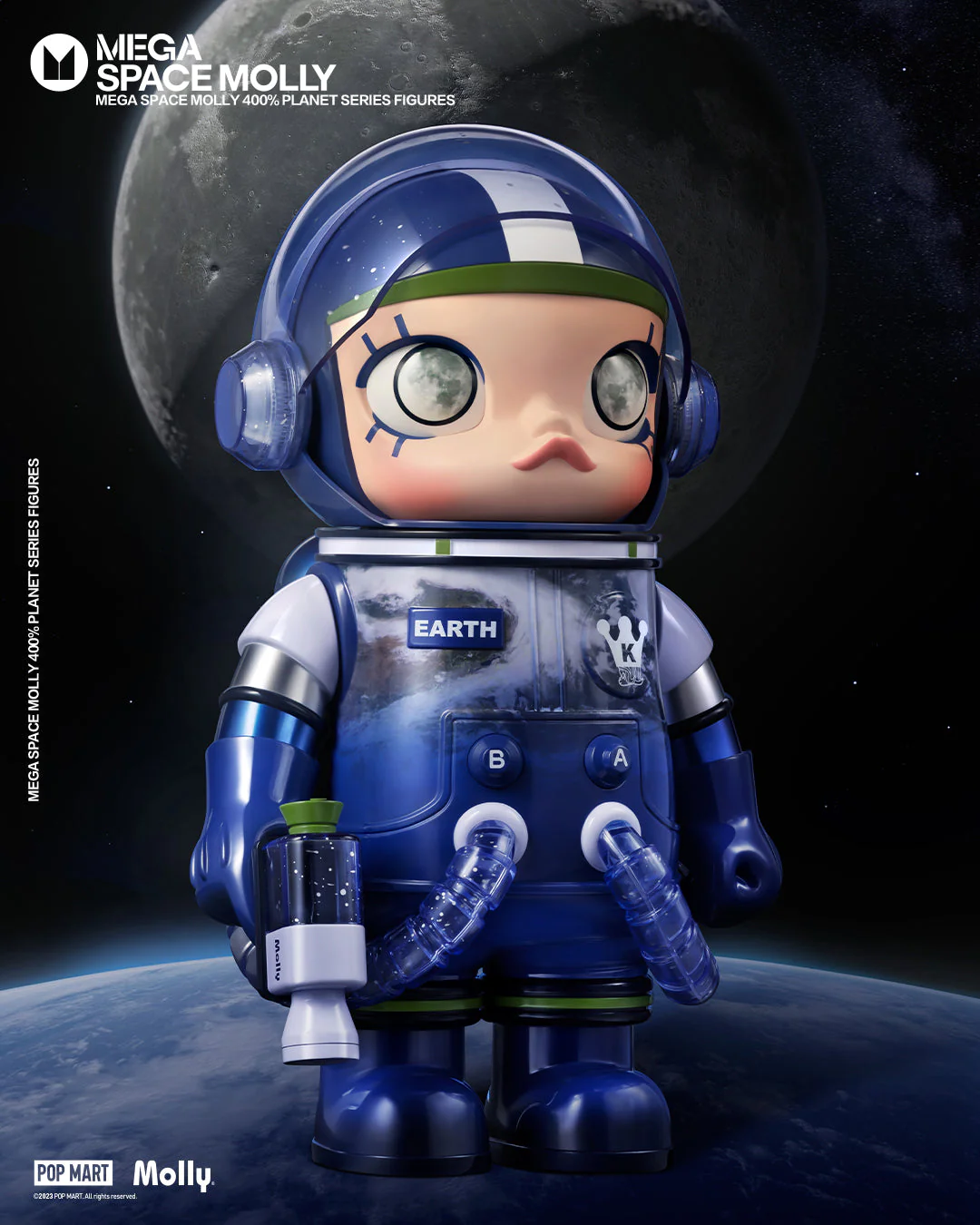 POP MART MEGA SPACE MOLLY Planet Series 400%
