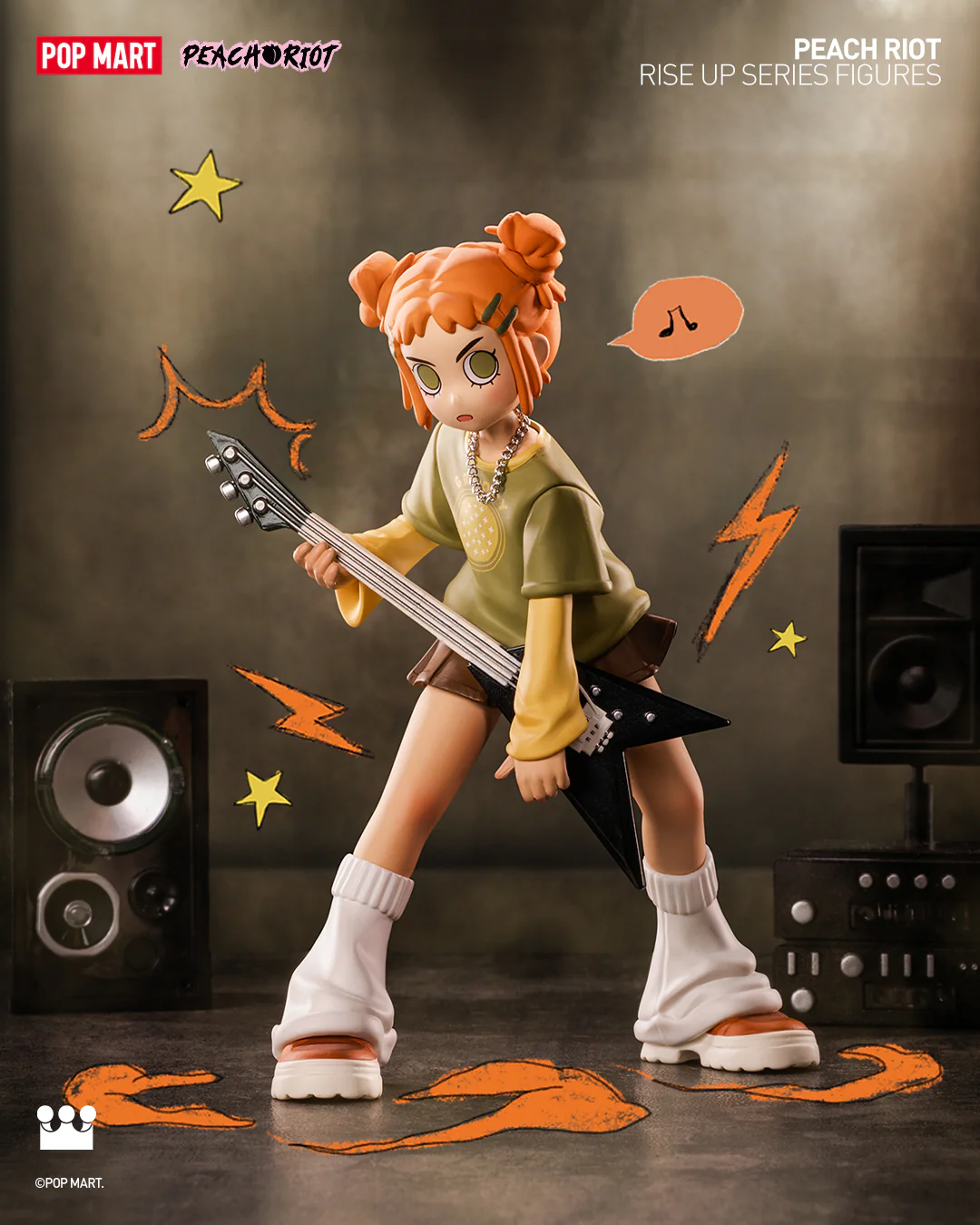 POP MART Peach Riot Rise Up Series Figures