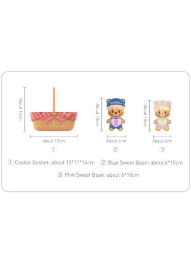 POP MART Sweet Bean Cookie Basket Figurine