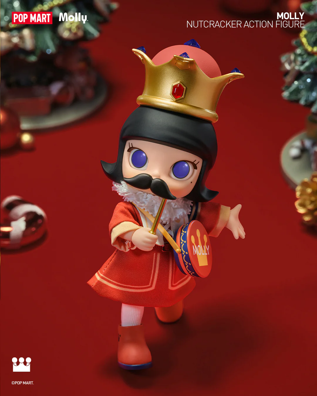 POP MART MOLLY Nutcracker Action Figure