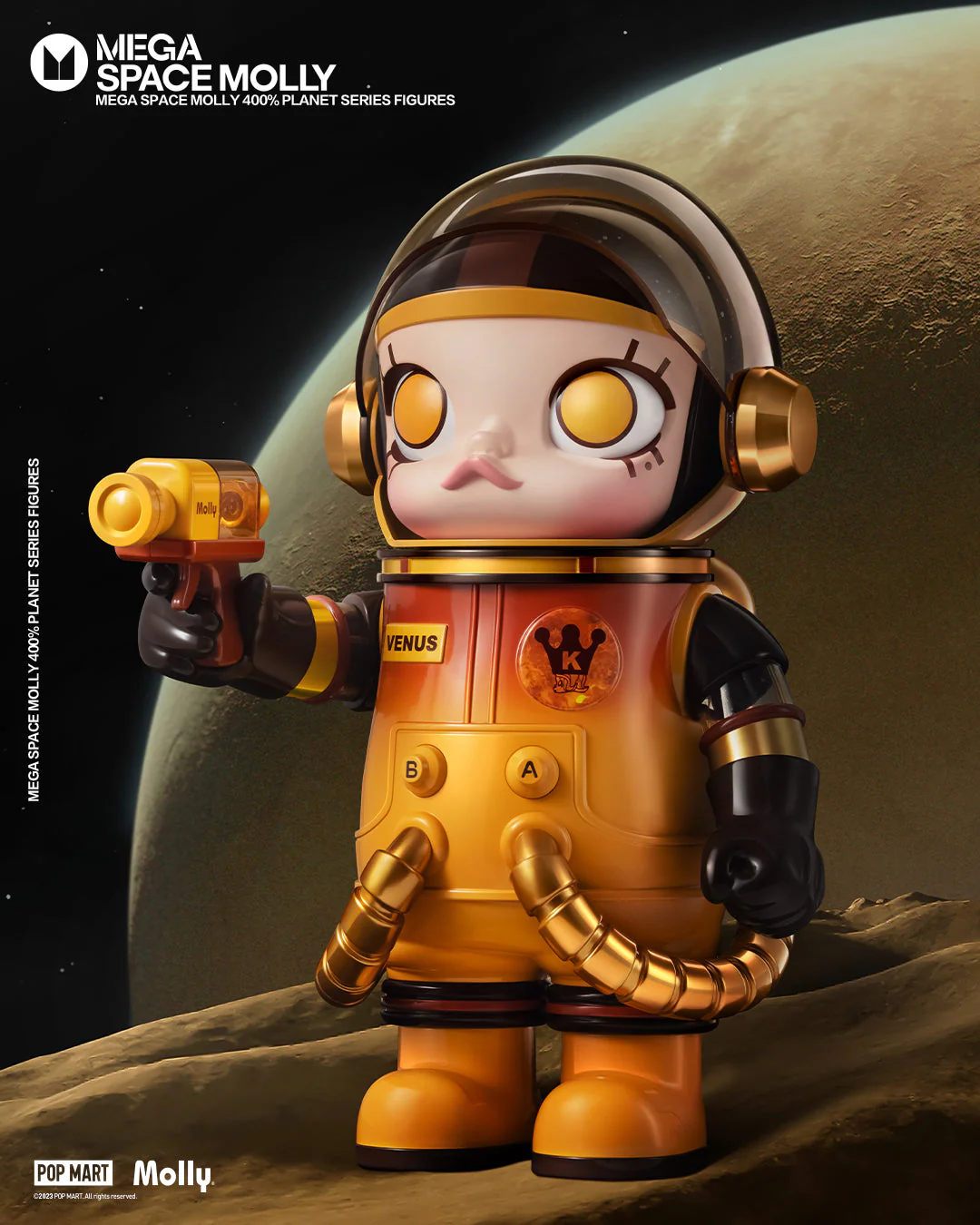 POP MART MEGA SPACE MOLLY Planet Series 400%