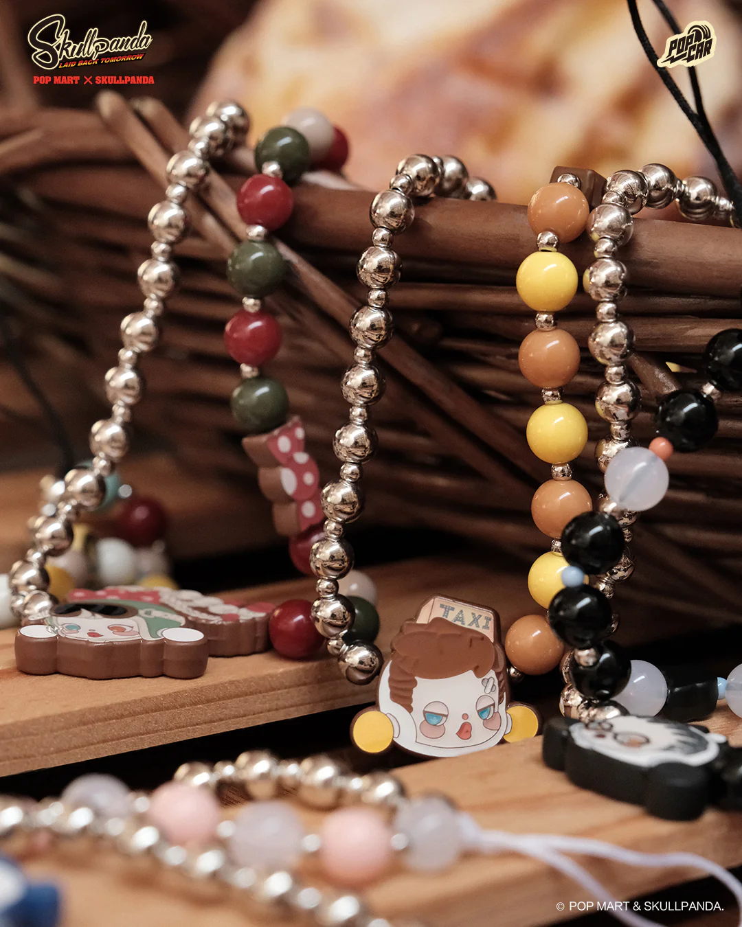 POP MART SKULLPANDA Laid Back Tomorrow Series - Hanging Chain Blind Box