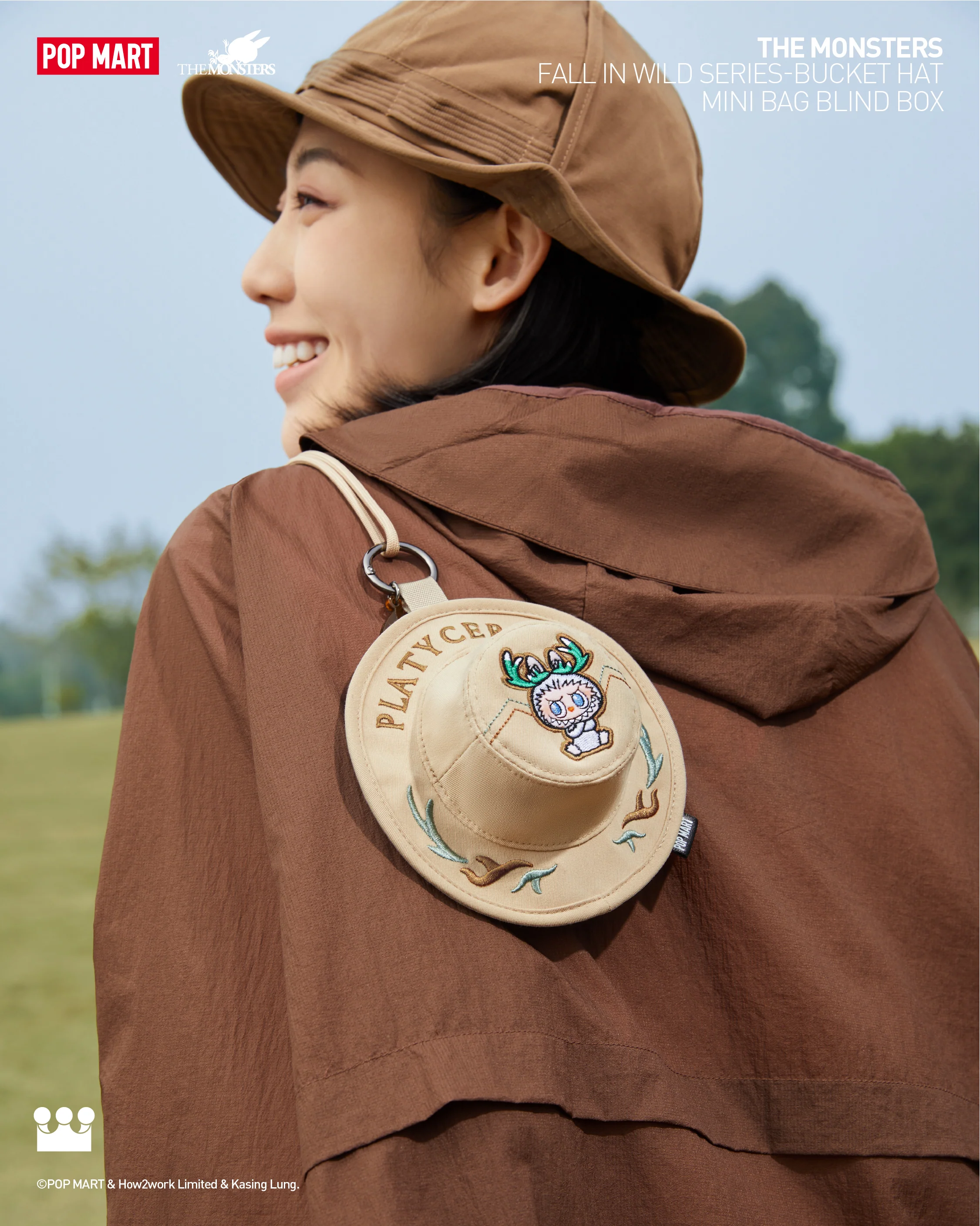 POP MART The Monsters Fall In Wild Series - Bucket Hat Mini Bag Blind Box