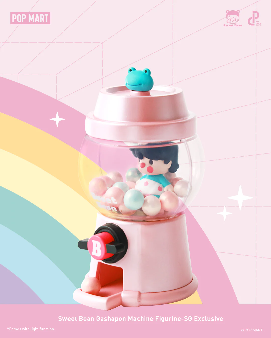 POP MART Sweet Bean Gashapon Machine Figurine - SG Exclusive