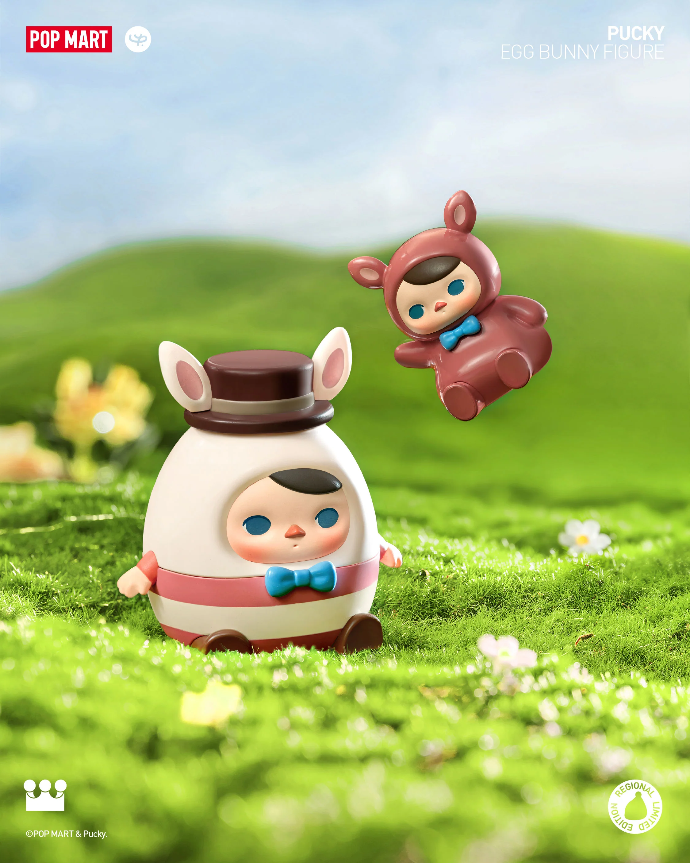 POP MART PUCKY Egg Bunny Figure