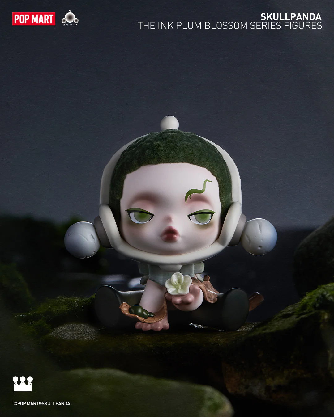 POP MART SKULLPANDA The Ink Plum Blossom Series