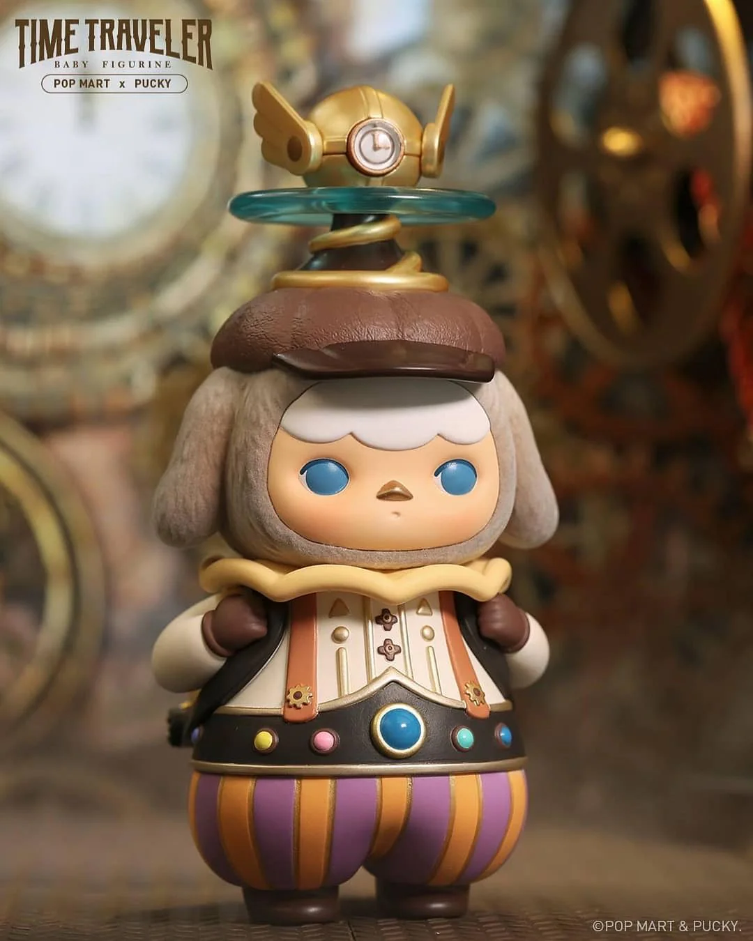 POP MART Pucky Planet Explorer-Time Traveler Baby Figurine