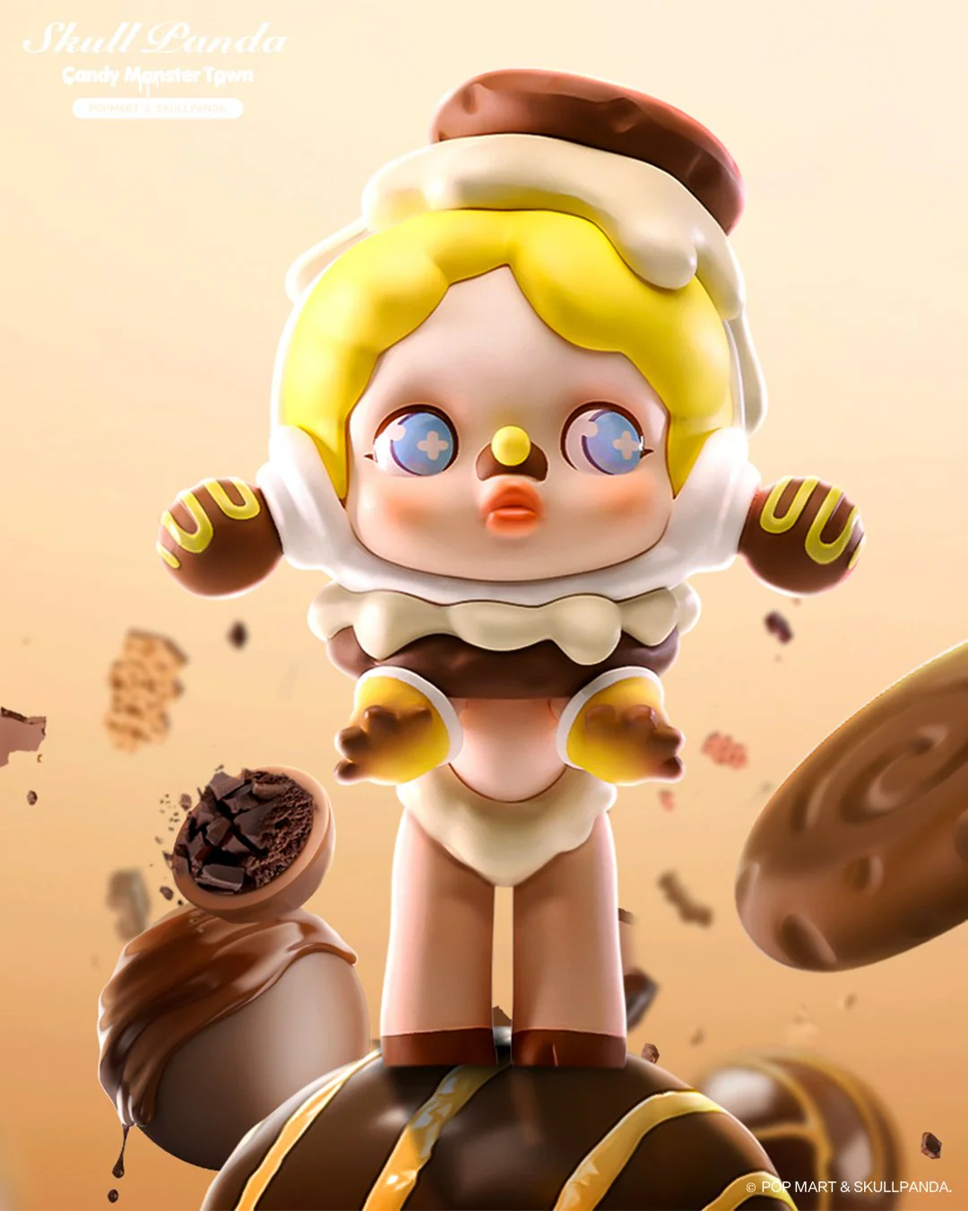 POP MART Skullpanda Candy Monster Town Series