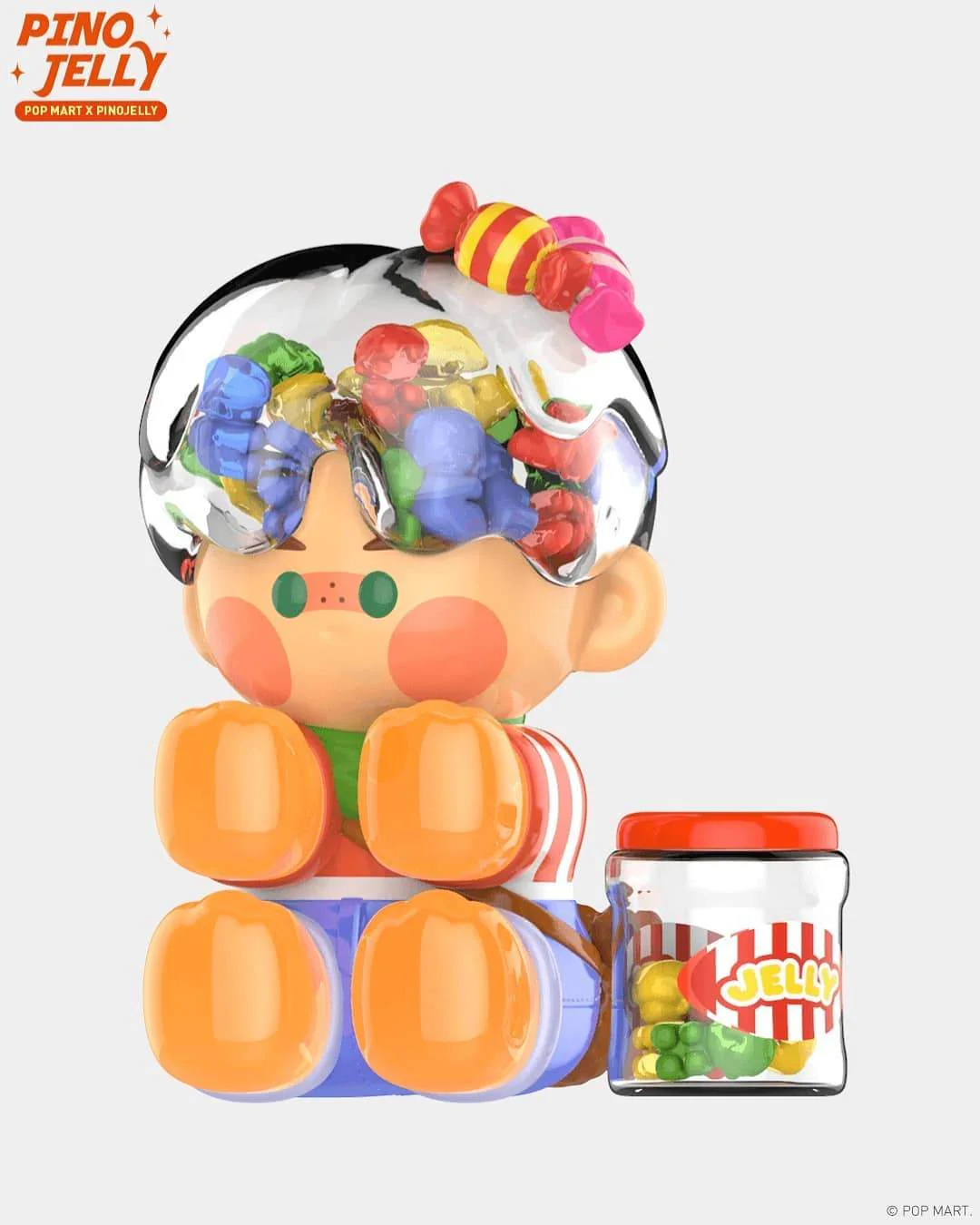 POP MART Pino Jelly Toothache Boy Figurine