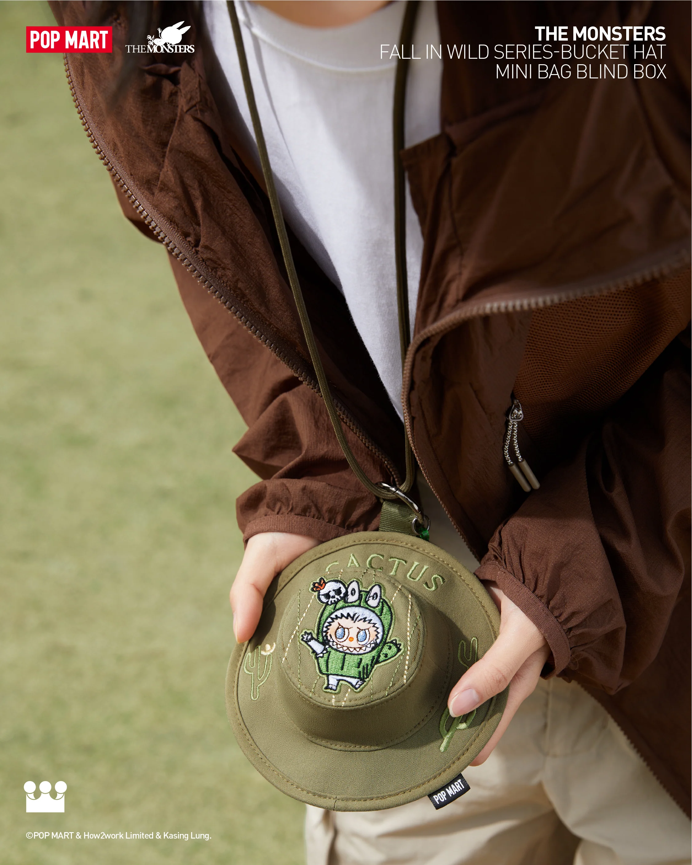 POP MART The Monsters Fall In Wild Series - Bucket Hat Mini Bag Blind Box