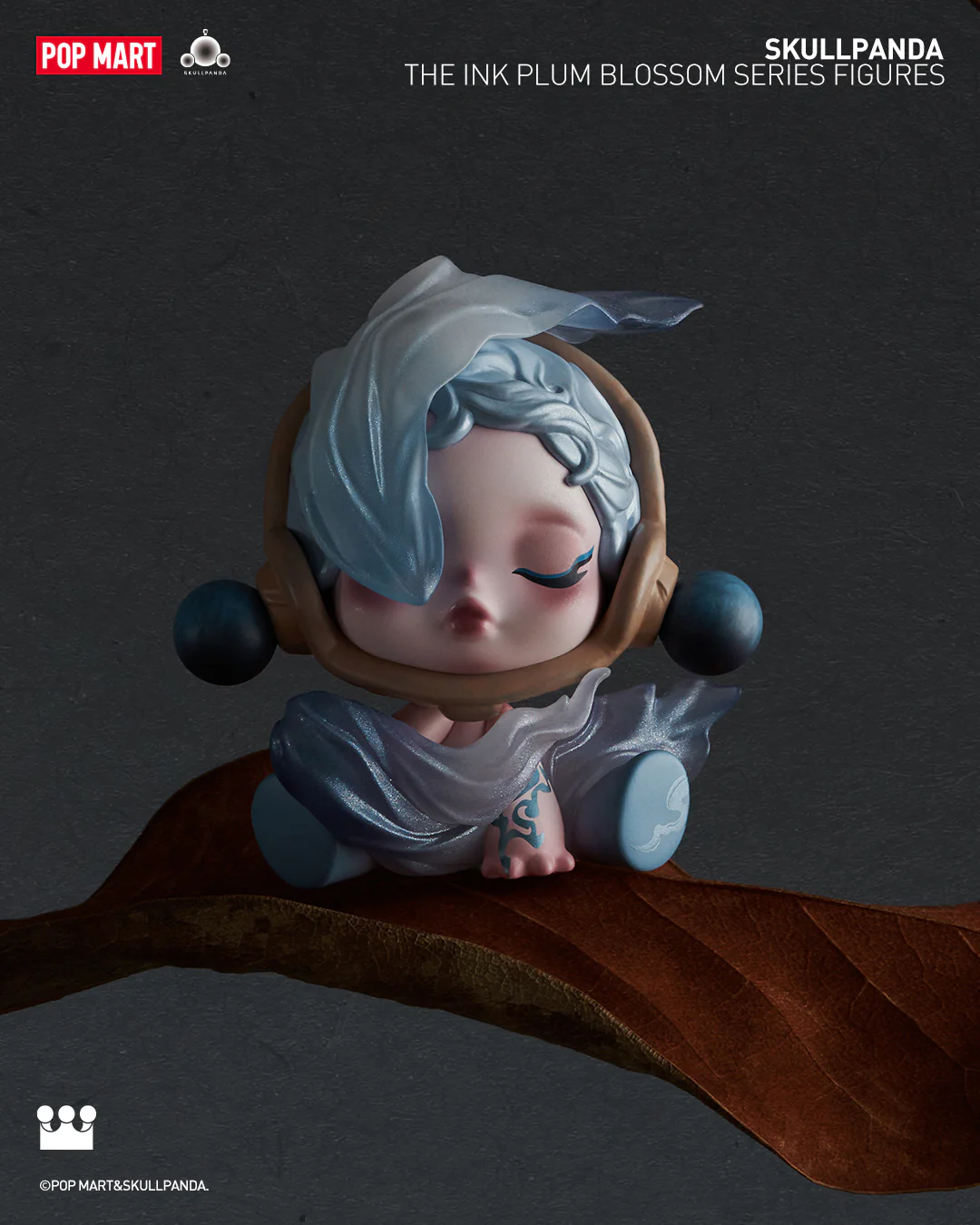 POP MART SKULLPANDA The Ink Plum Blossom Series
