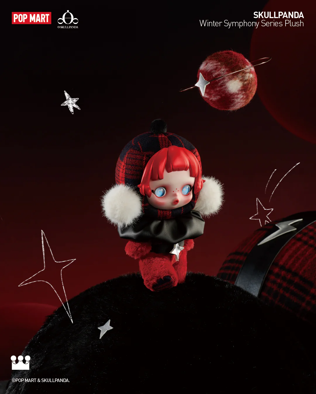 POP MART SKULLPANDA Winter Symphony Series Plush