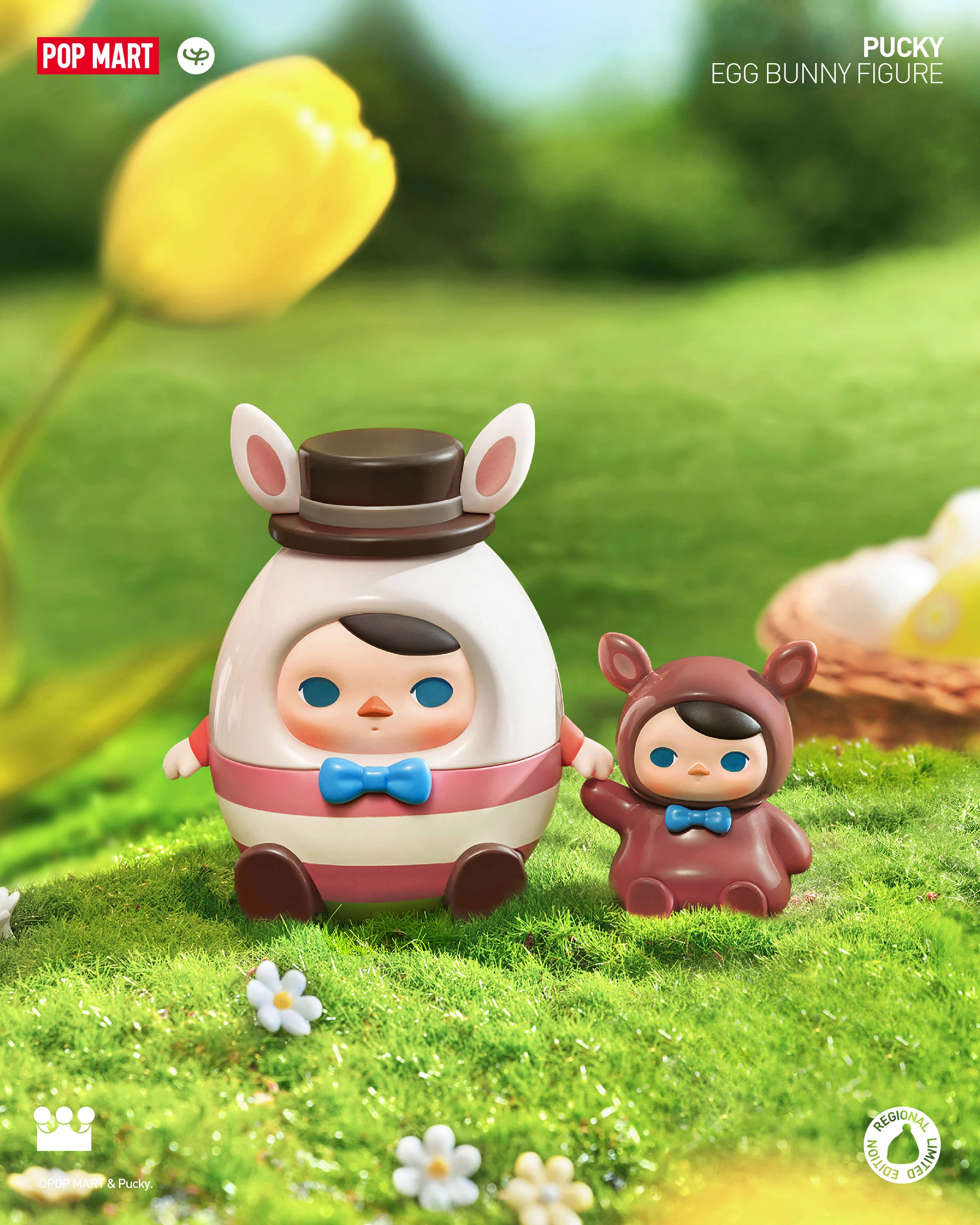 POP MART PUCKY Egg Bunny Figure