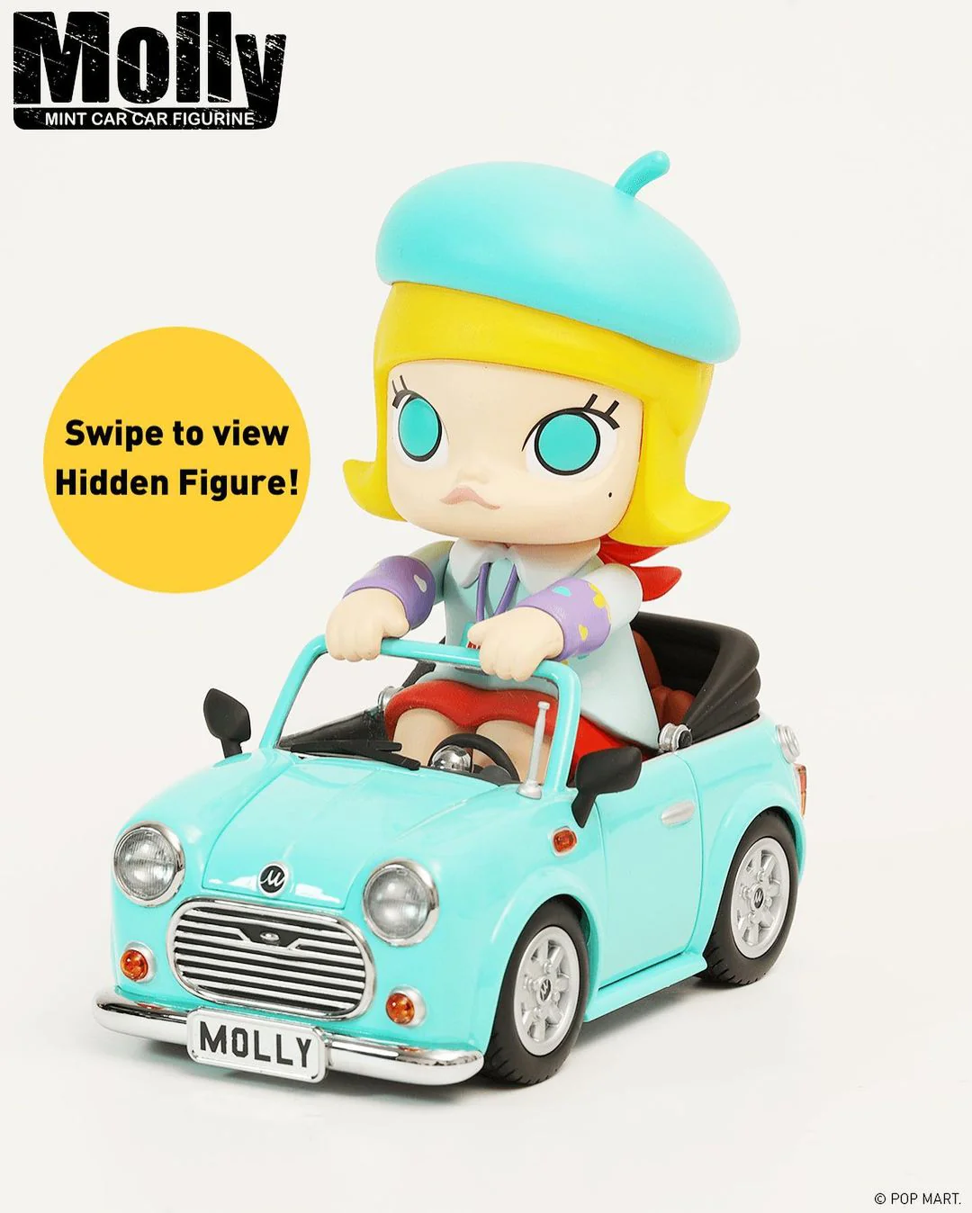 POP MART Molly Mint Car
