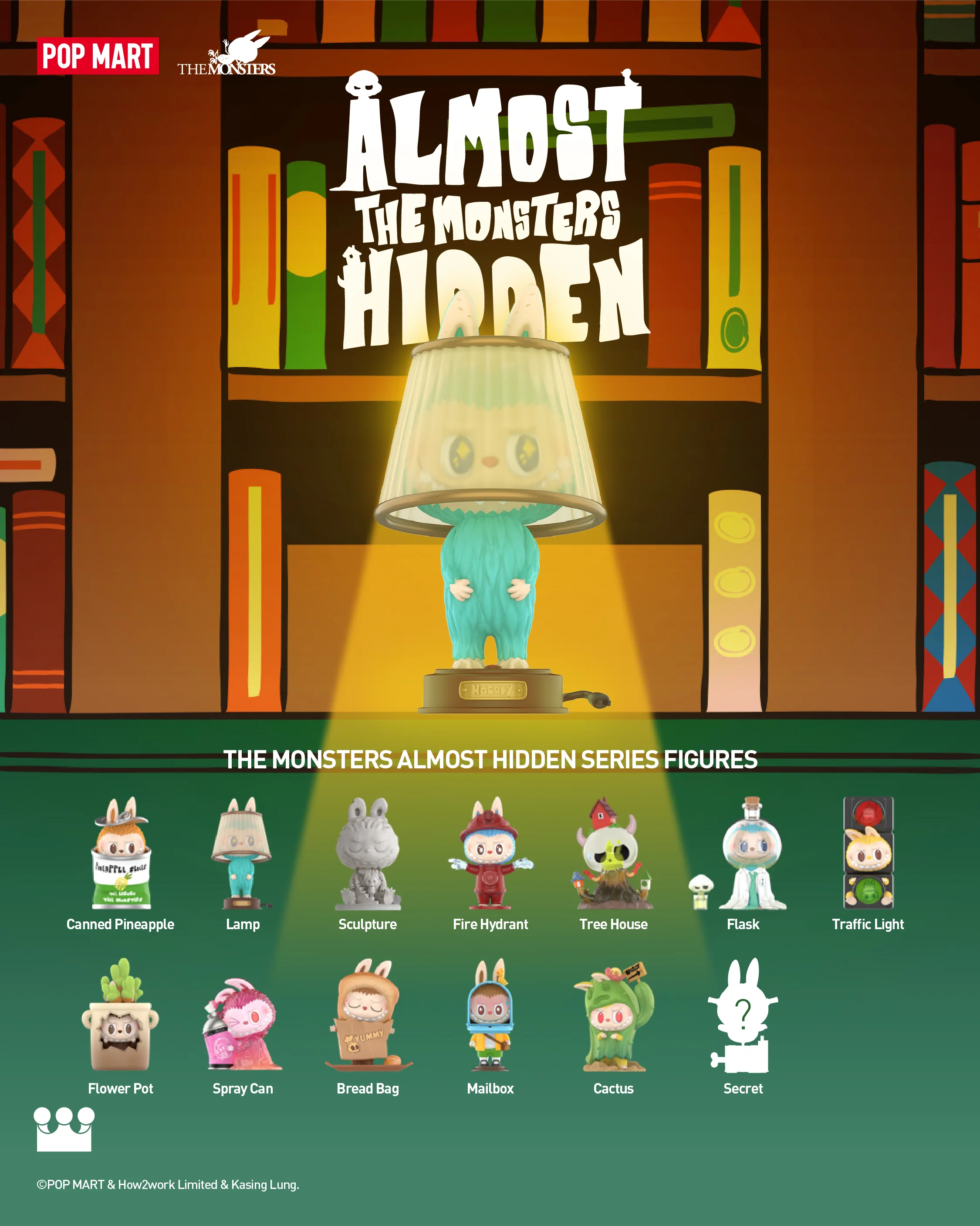 POP MART THE MONSTERS Almost Hidden Series Figures