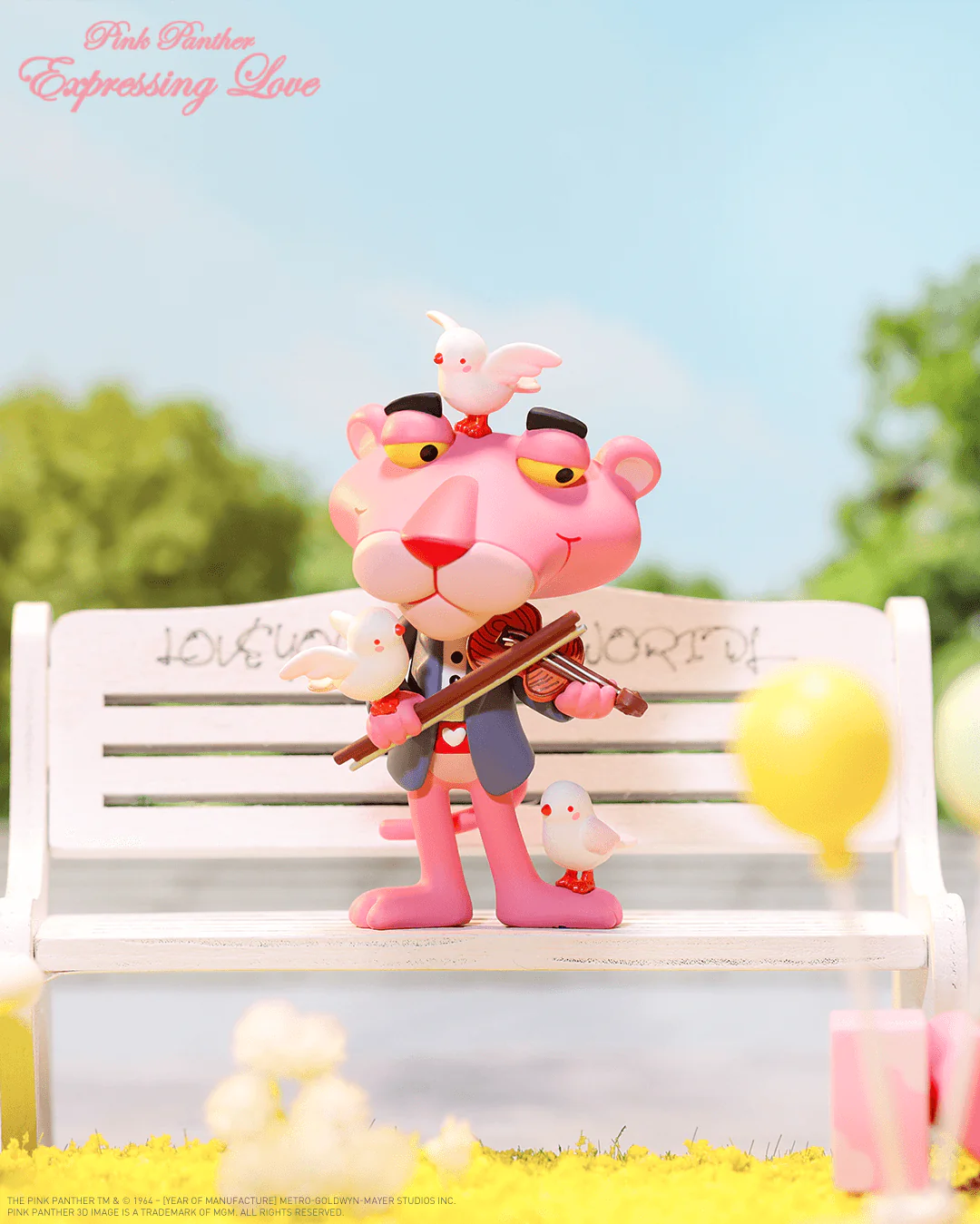 POP MART Pink Panther Expressing Love Series