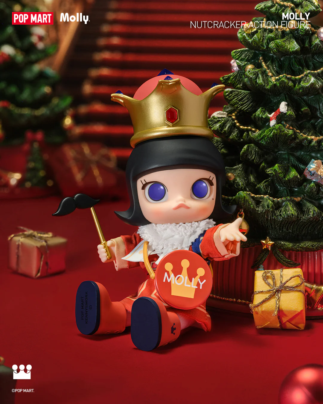 POP MART MOLLY Nutcracker Action Figure