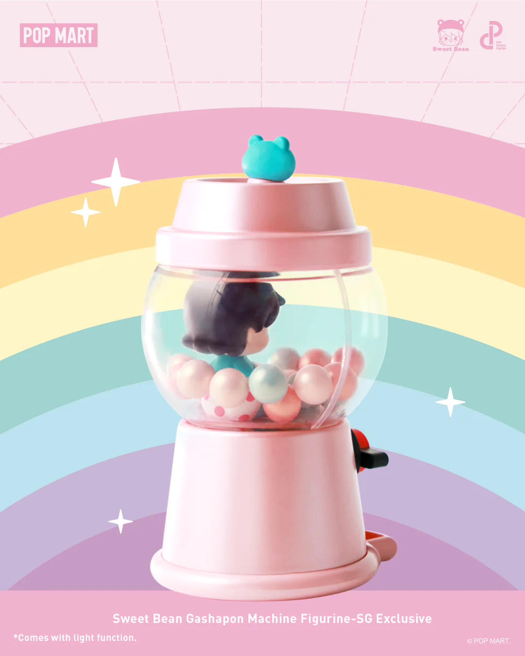 POP MART Sweet Bean Gashapon Machine Figurine - SG Exclusive