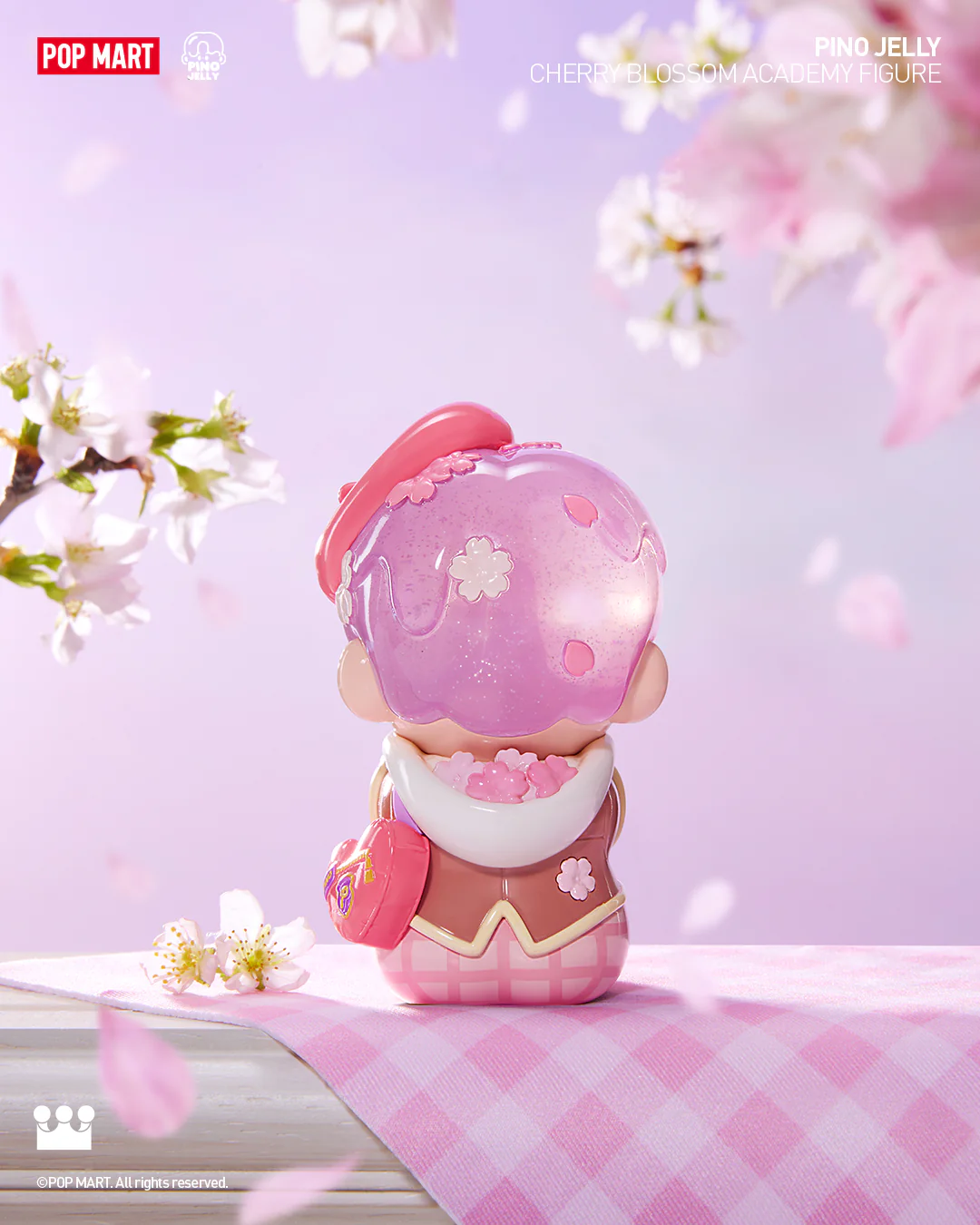 POP MART PINO JELLY Cherry Blossom Academy Figure