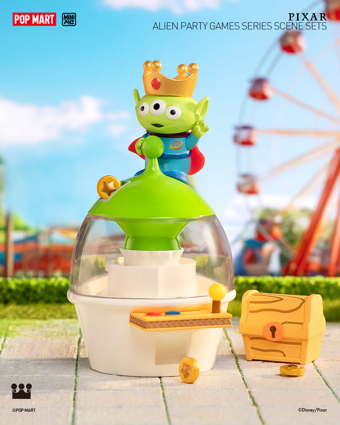 POP MART Pixar Alien Party Games Series Scene Sets