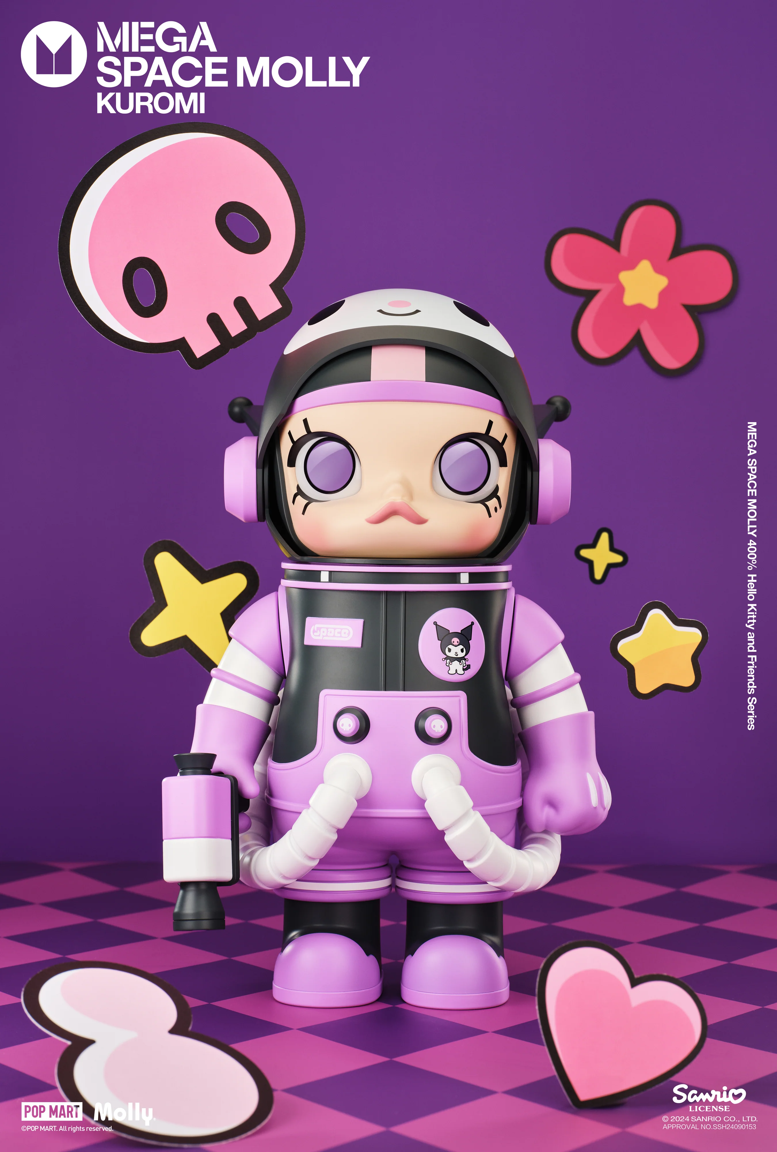 POP MART MEGA SPACE MOLLY 400% Sanrio Characters Series