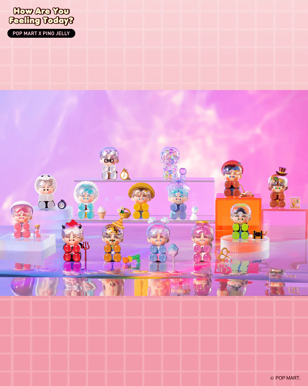 POP MART Pino Jelly How Are You Feeling Today Series