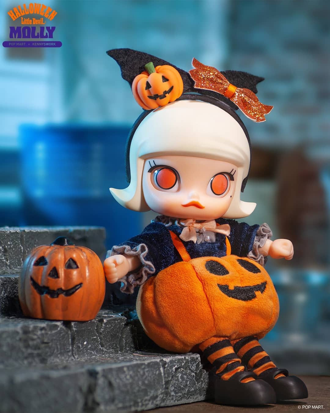 POP MART Molly Halloween Little Devil Action Figure