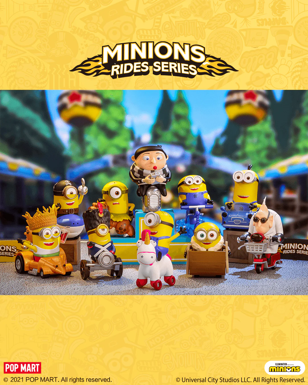 POP MART Minions Rides Series