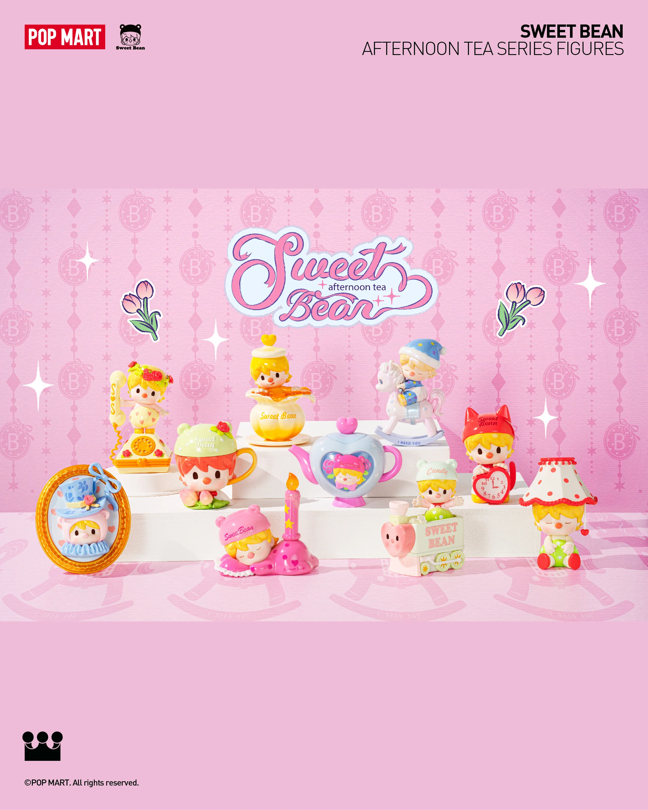 POP MART Sweet Bean Afternoon Tea Series Figures
