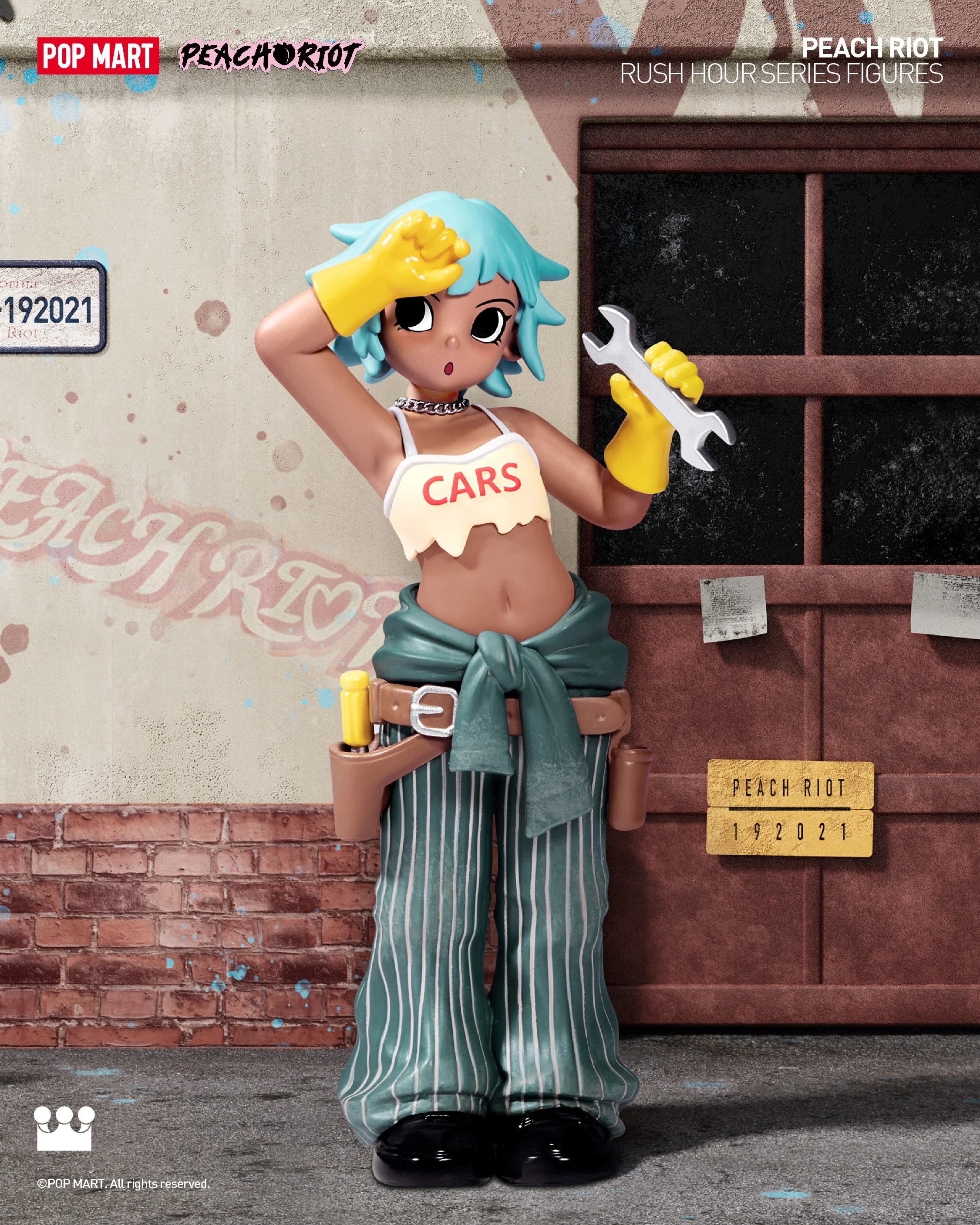 POP MART Peach Riot Rush Hour Series Figures