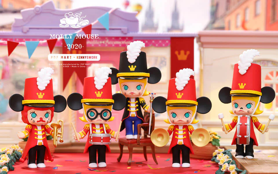 POP MART Molly Mouse Band 2020 Series Set