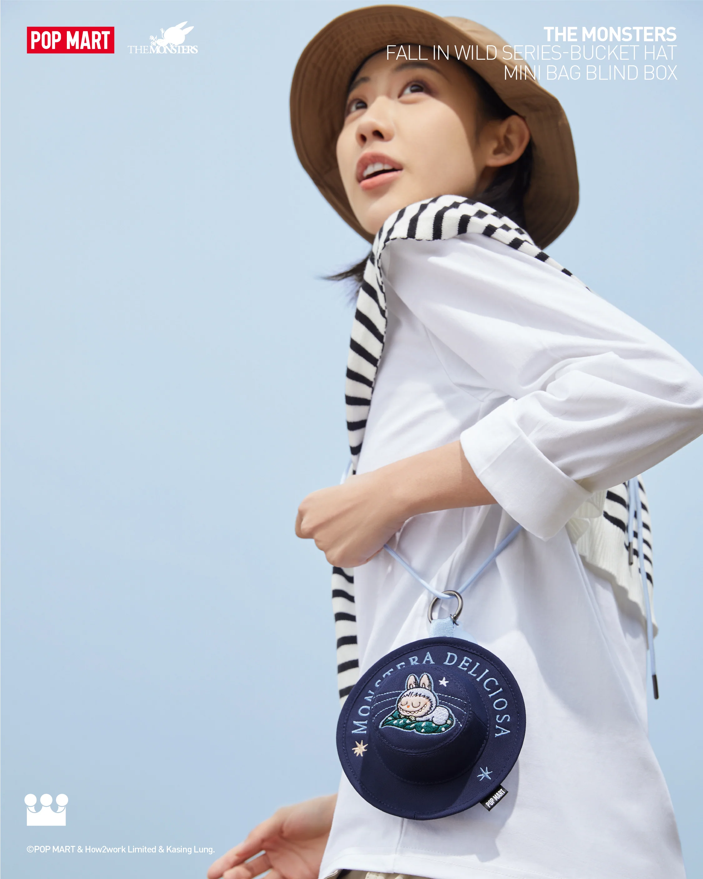 POP MART The Monsters Fall In Wild Series - Bucket Hat Mini Bag Blind Box